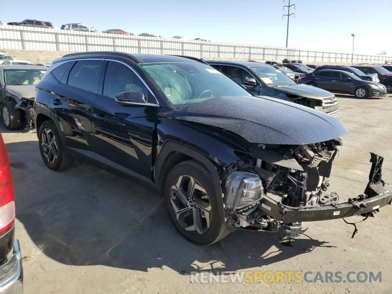 4 Фотография поврежденного автомобиля KM8JECD17RU245518 HYUNDAI TUCSON 2024