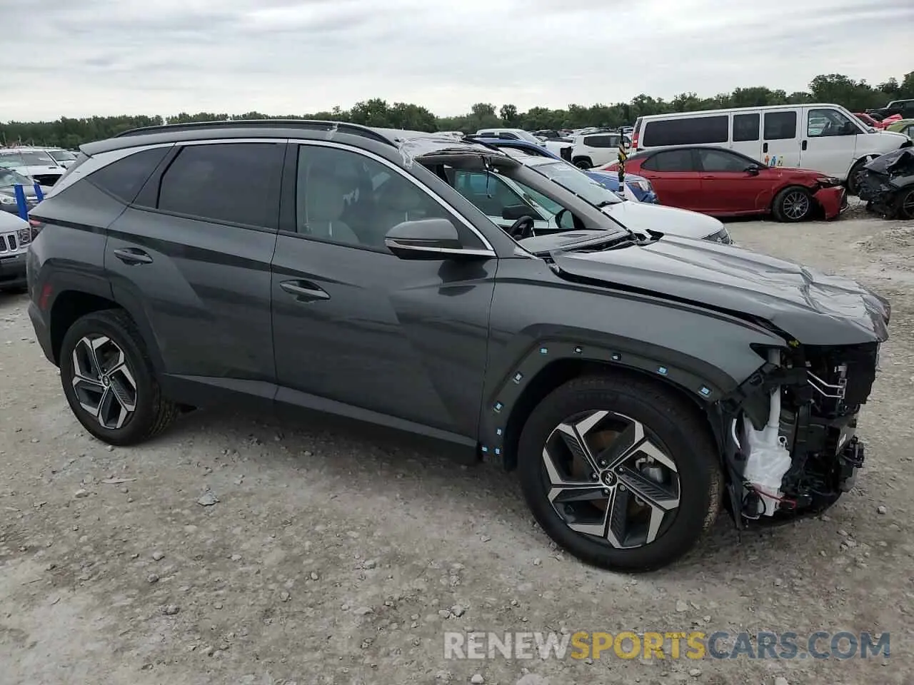 4 Photograph of a damaged car KM8JECD18RU241770 HYUNDAI TUCSON 2024