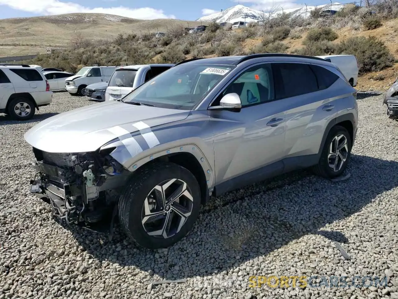 1 Photograph of a damaged car KM8JECD19RU165640 HYUNDAI TUCSON 2024