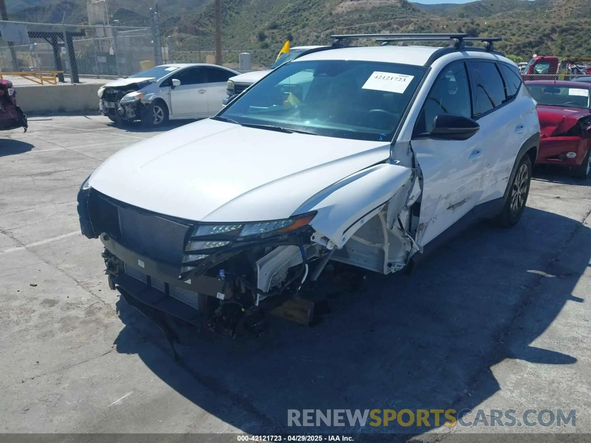 2 Photograph of a damaged car KM8JF3DE0RU313299 HYUNDAI TUCSON 2024
