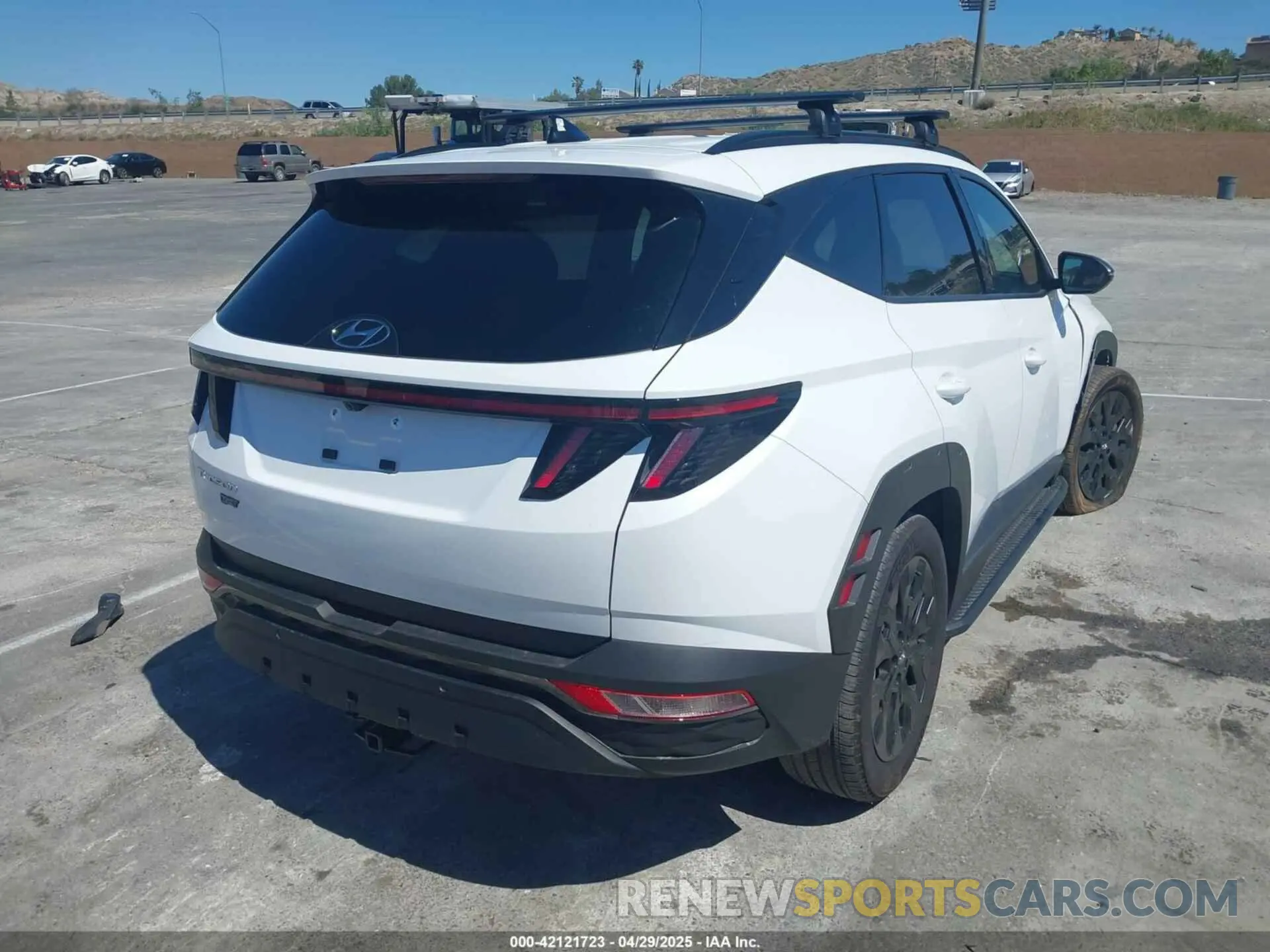 4 Photograph of a damaged car KM8JF3DE0RU313299 HYUNDAI TUCSON 2024