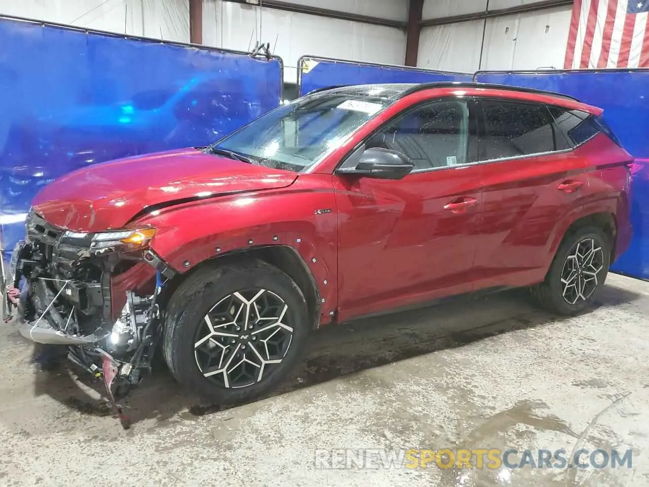 1 Photograph of a damaged car KM8JFCD13RU191101 HYUNDAI TUCSON 2024