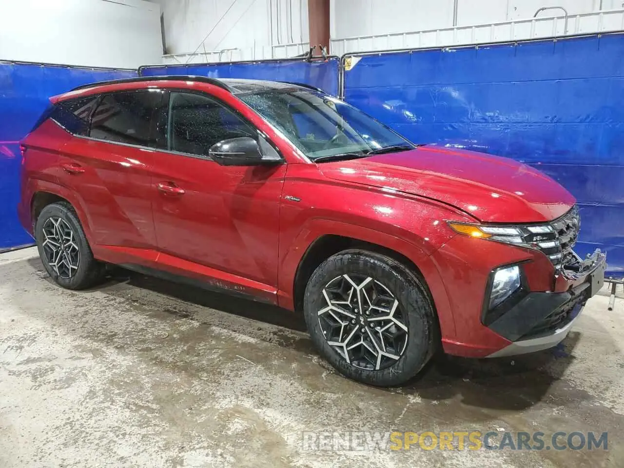 4 Photograph of a damaged car KM8JFCD13RU191101 HYUNDAI TUCSON 2024