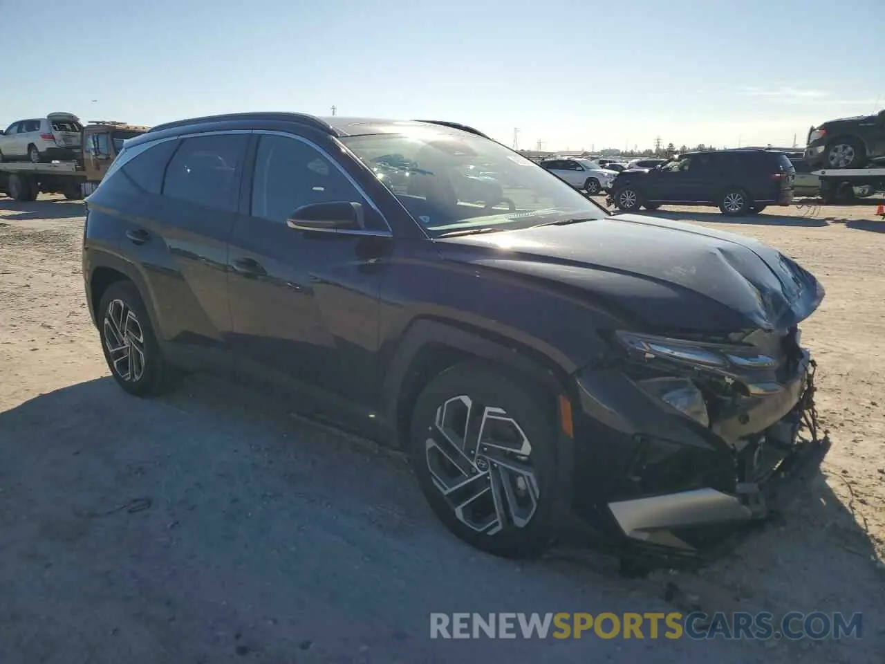 4 Photograph of a damaged car 3KMJE3DE3SE005567 HYUNDAI TUCSON 2025