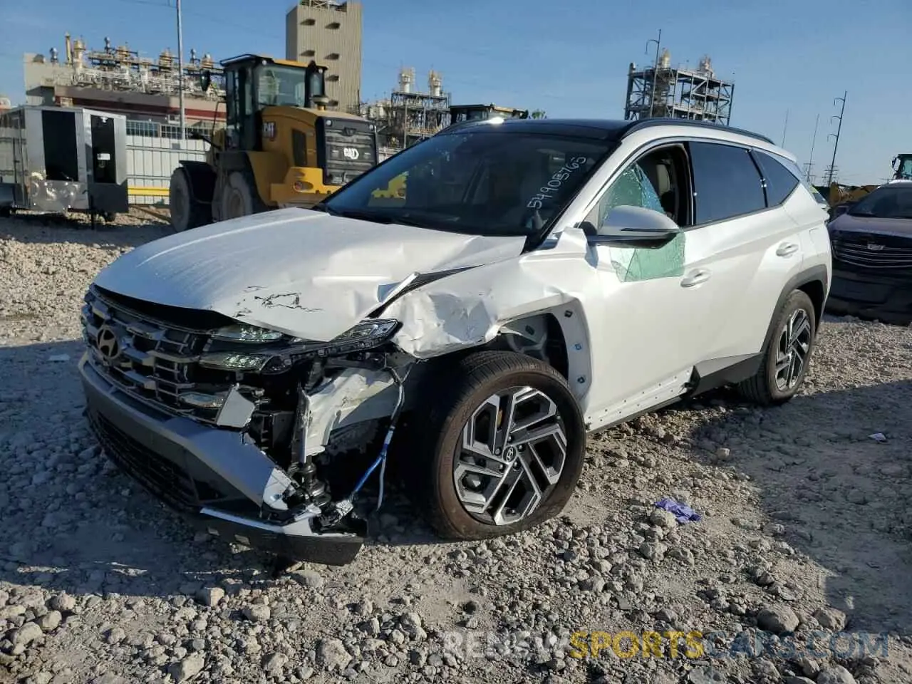 1 Photograph of a damaged car 3KMJE3DE9SE018758 HYUNDAI TUCSON 2025