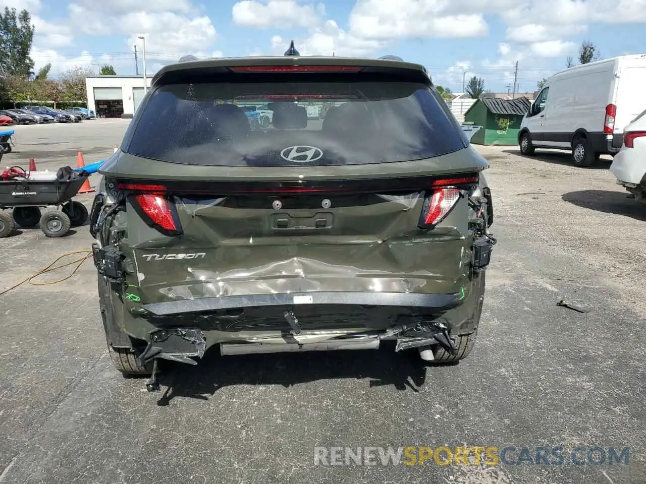6 Photograph of a damaged car 5NMJB3DE3SH472587 HYUNDAI TUCSON 2025