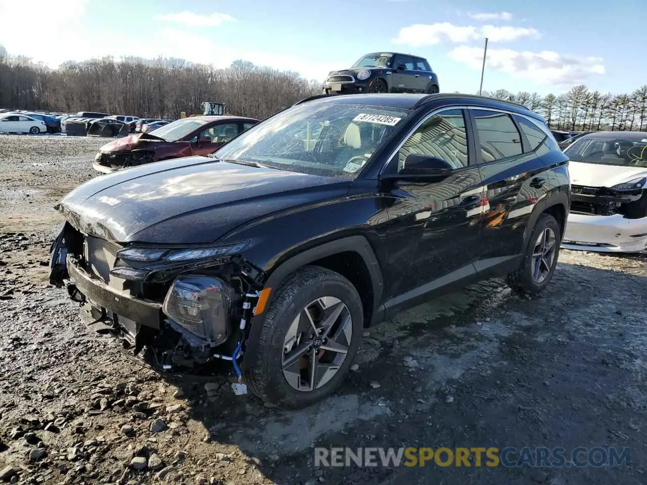 1 Photograph of a damaged car 5NMJBCDE8SH484458 HYUNDAI TUCSON 2025