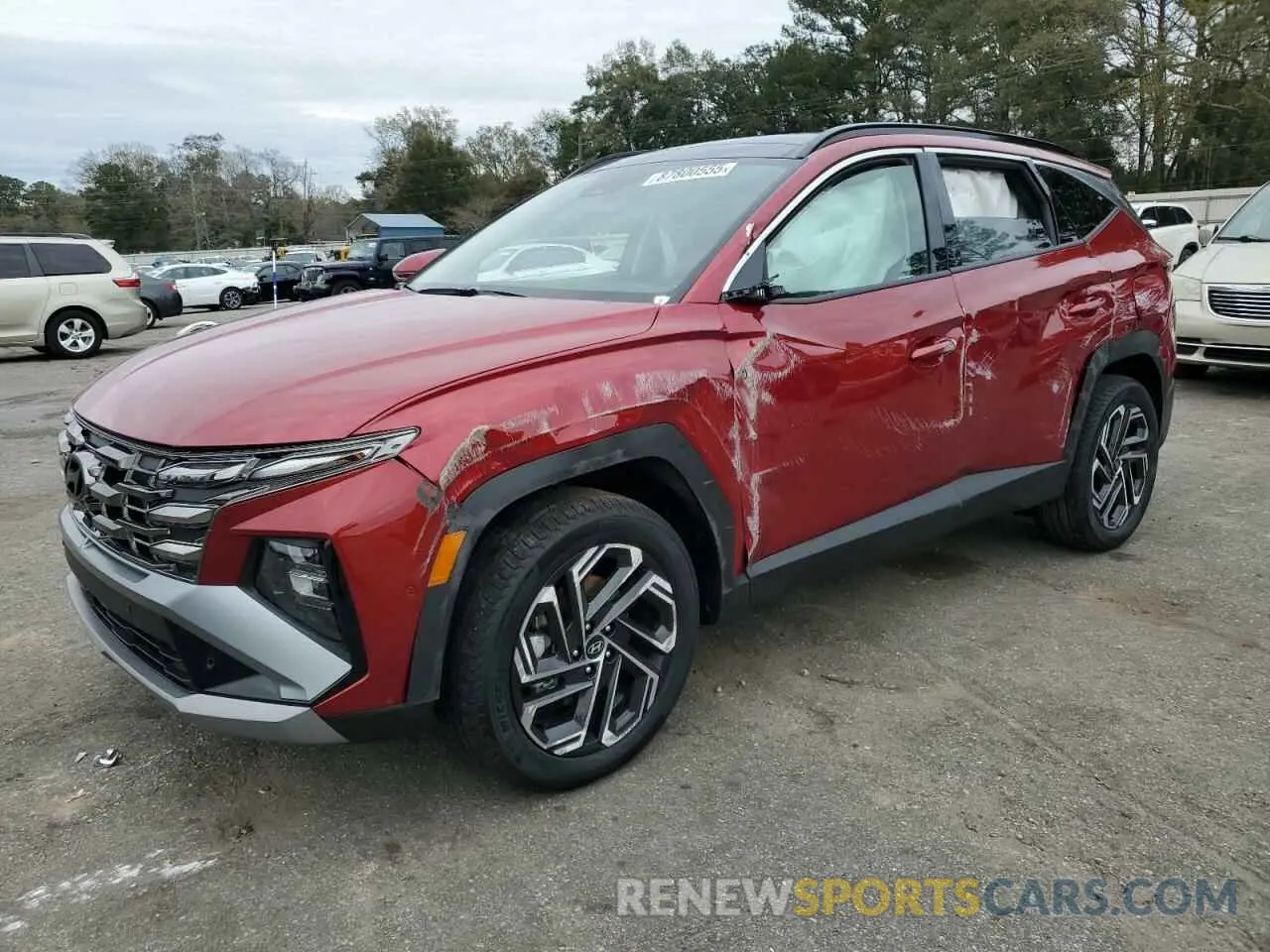 1 Photograph of a damaged car 5NMJECDEXSH500179 HYUNDAI TUCSON 2025