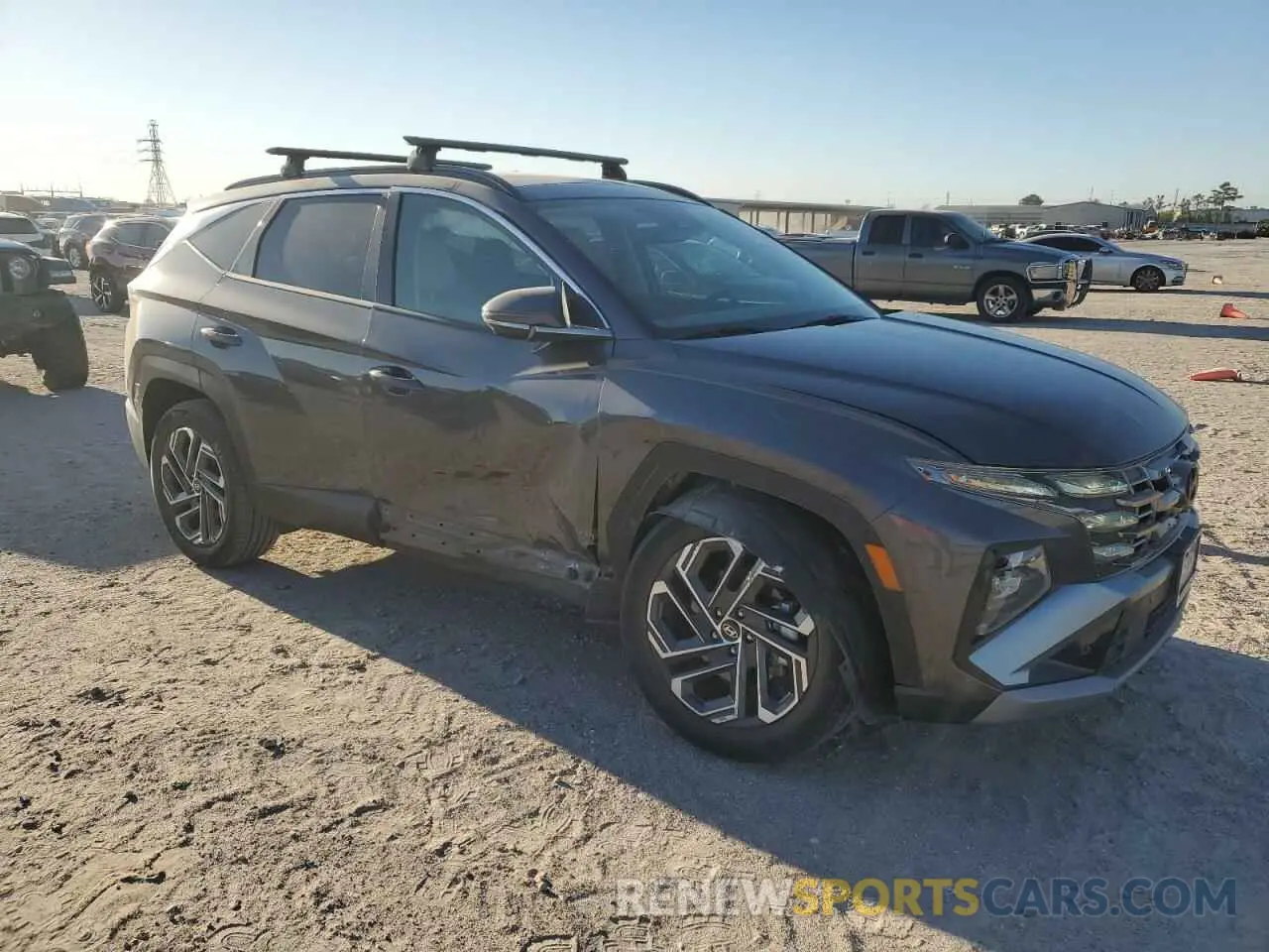 4 Фотография поврежденного автомобиля KM8JEDD14SU255144 HYUNDAI TUCSON 2025