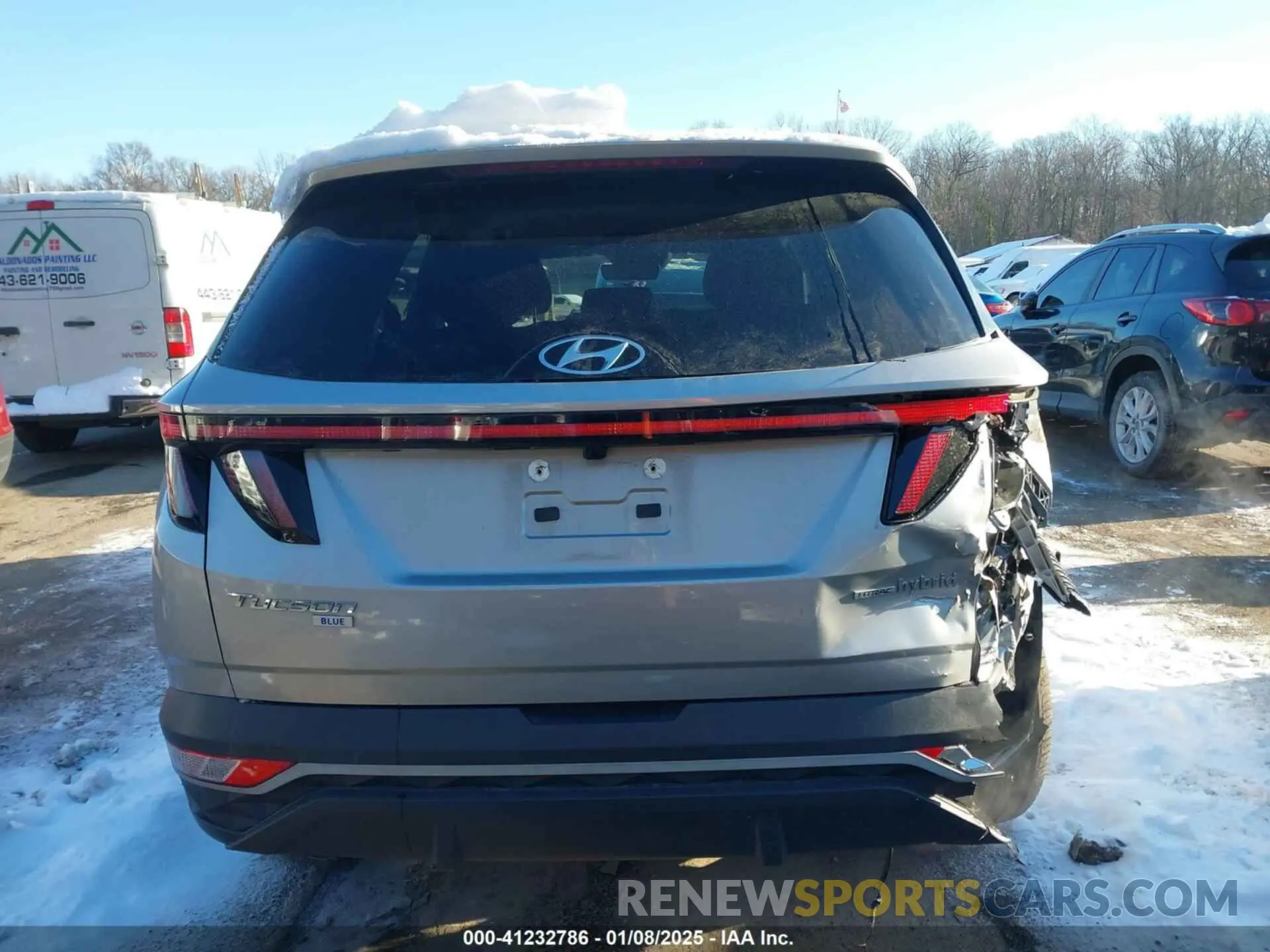 17 Фотография поврежденного автомобиля KM8JBCA13NU080963 HYUNDAI TUCSON HYBRID 2022