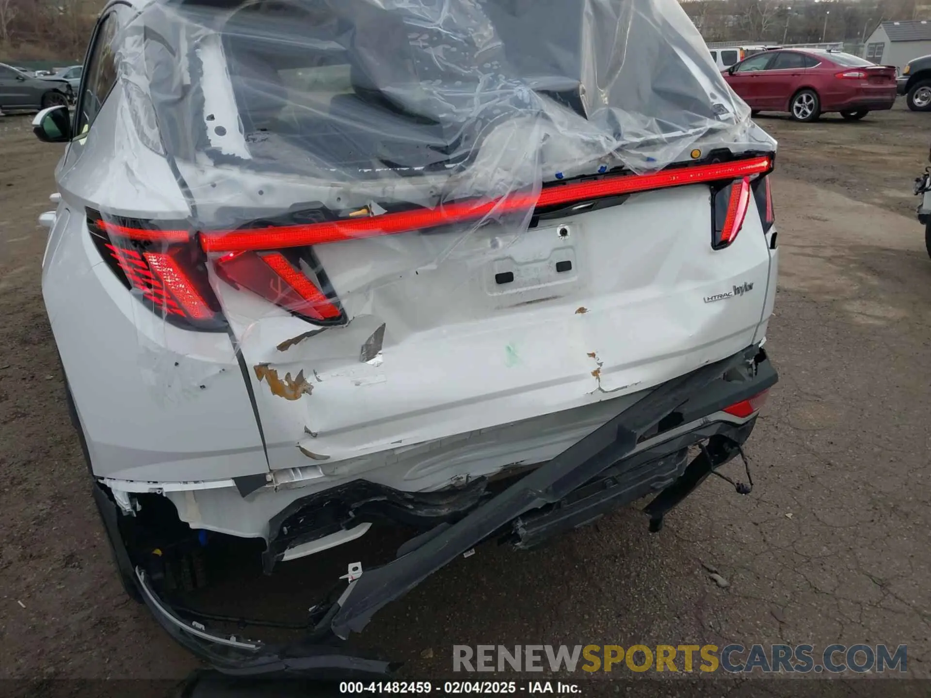 6 Photograph of a damaged car KM8JBCA19NU044095 HYUNDAI TUCSON HYBRID 2022