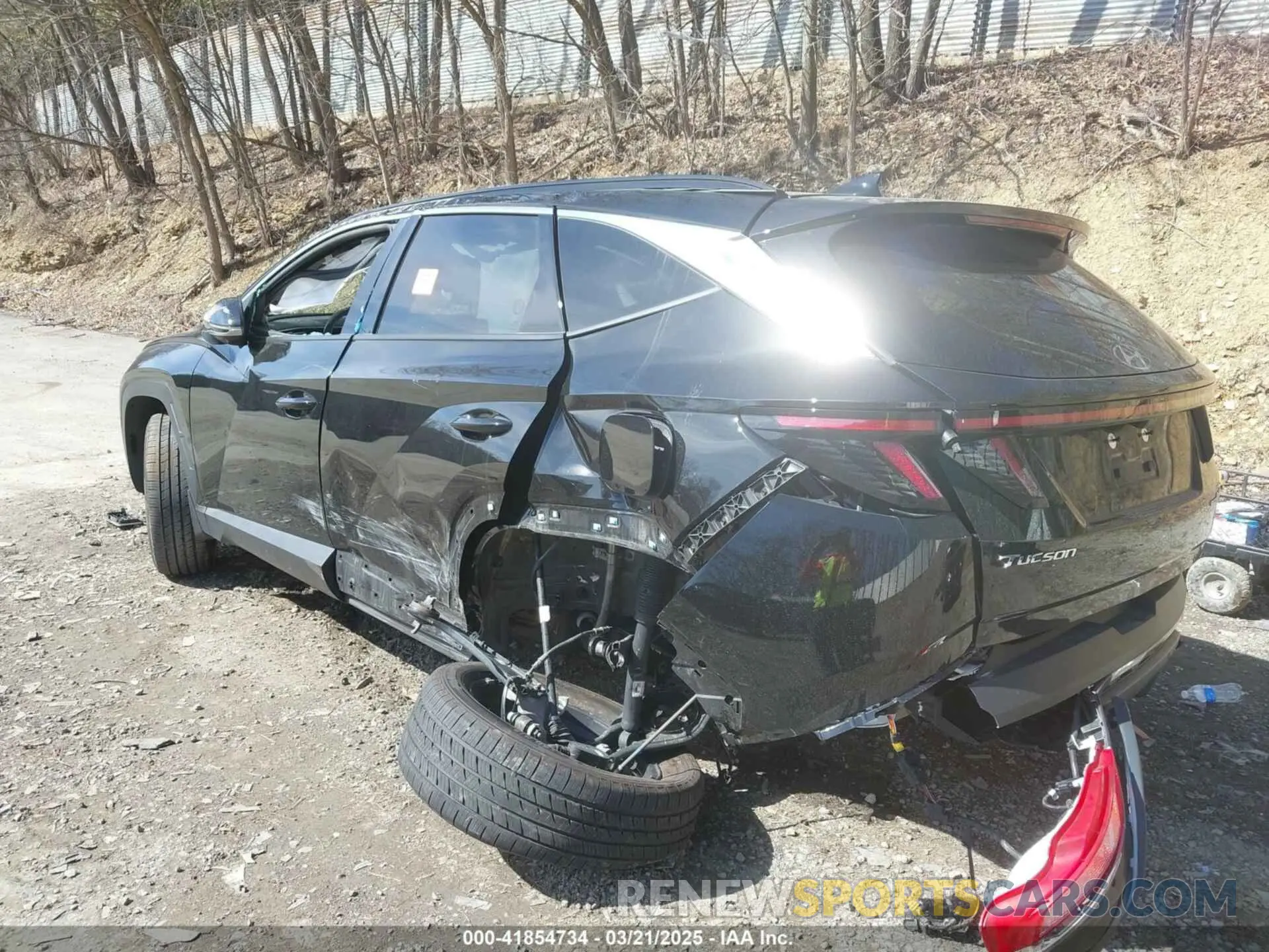 3 Photograph of a damaged car KM8JECA10NU059124 HYUNDAI TUCSON HYBRID 2022