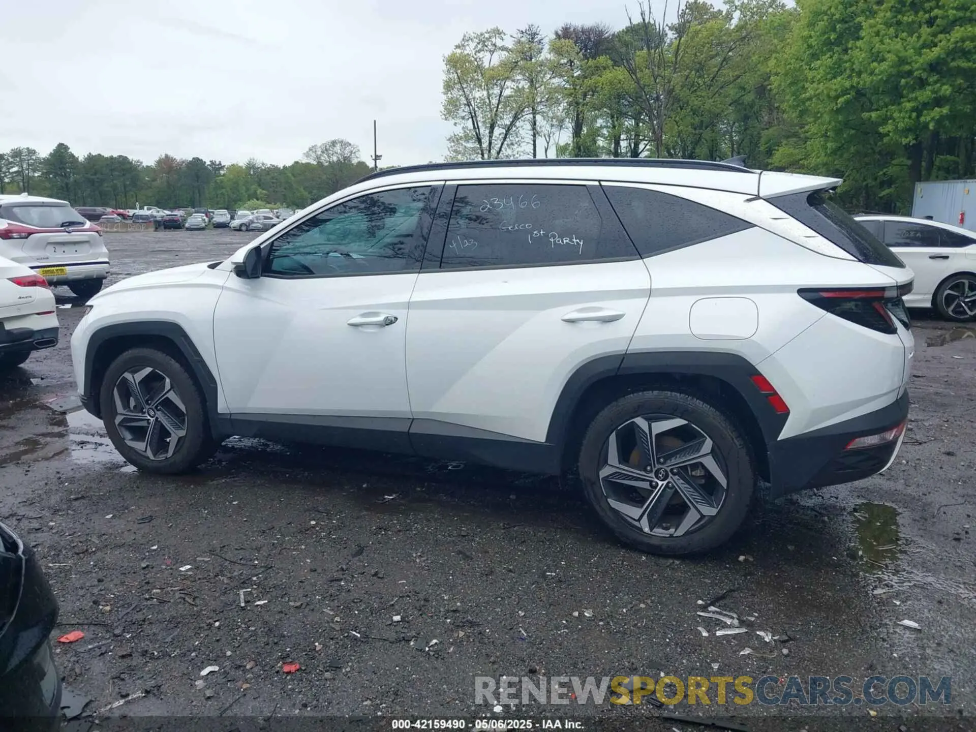 14 Photograph of a damaged car KM8JECA10NU060726 HYUNDAI TUCSON HYBRID 2022