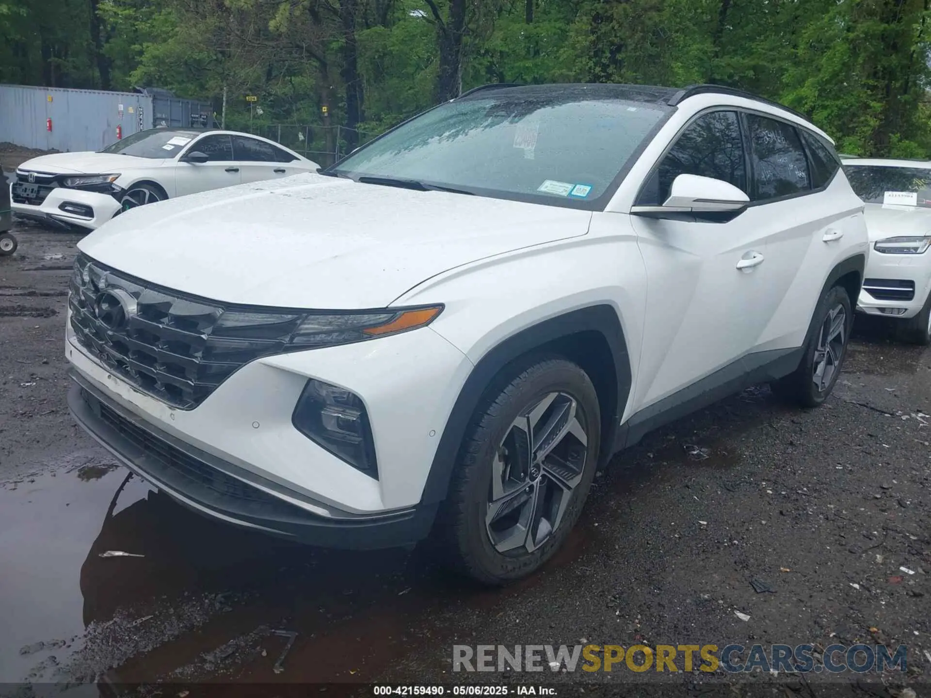2 Photograph of a damaged car KM8JECA10NU060726 HYUNDAI TUCSON HYBRID 2022