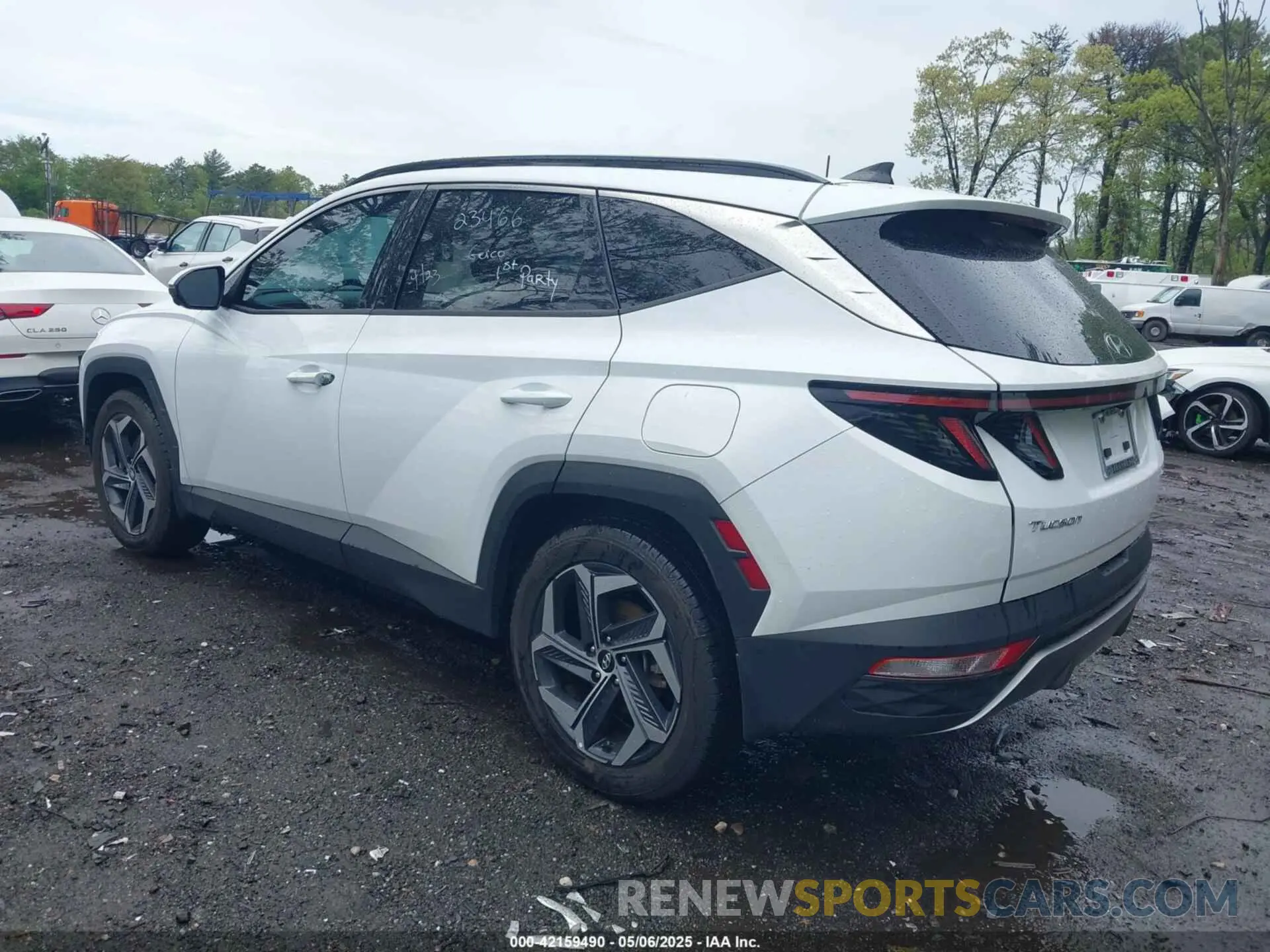 3 Photograph of a damaged car KM8JECA10NU060726 HYUNDAI TUCSON HYBRID 2022