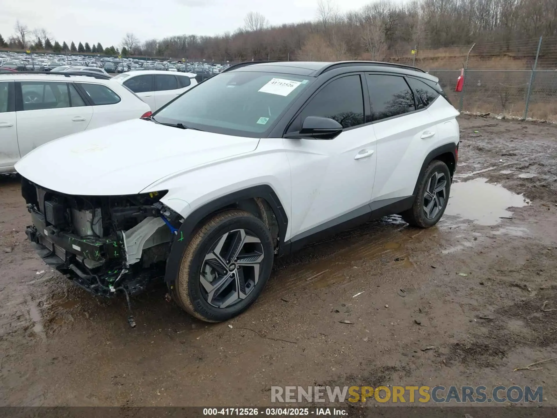 2 Фотография поврежденного автомобиля KM8JECA12NU027890 HYUNDAI TUCSON HYBRID 2022