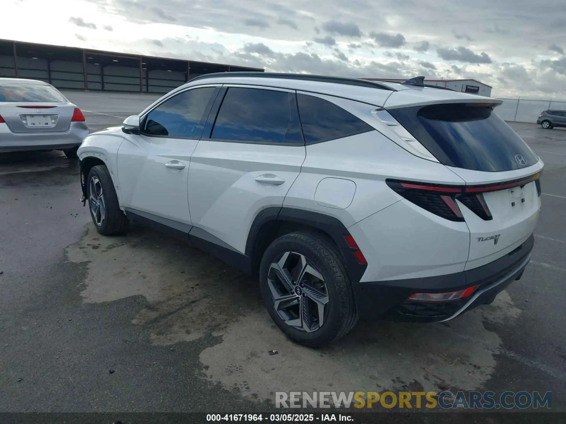 3 Photograph of a damaged car KM8JECA16NU013037 HYUNDAI TUCSON HYBRID 2022