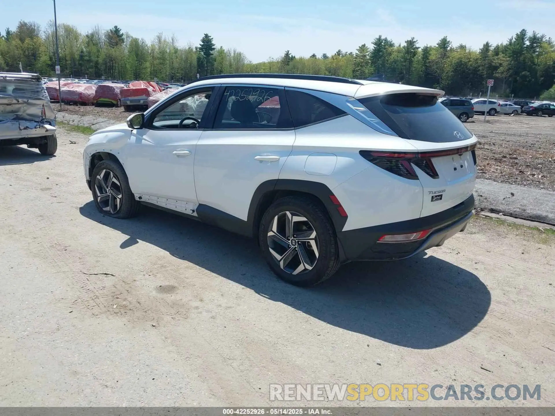 3 Photograph of a damaged car KM8JECA16NU017685 HYUNDAI TUCSON HYBRID 2022