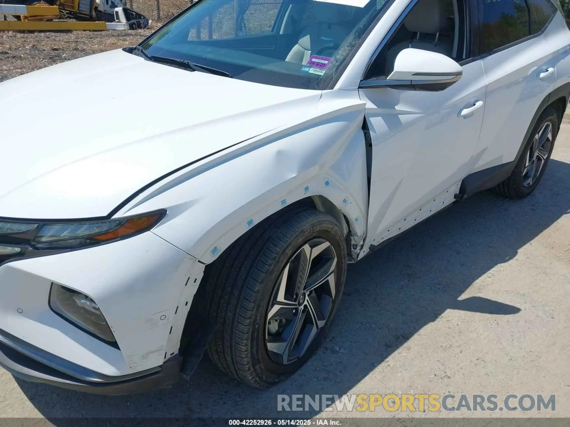 6 Photograph of a damaged car KM8JECA16NU017685 HYUNDAI TUCSON HYBRID 2022