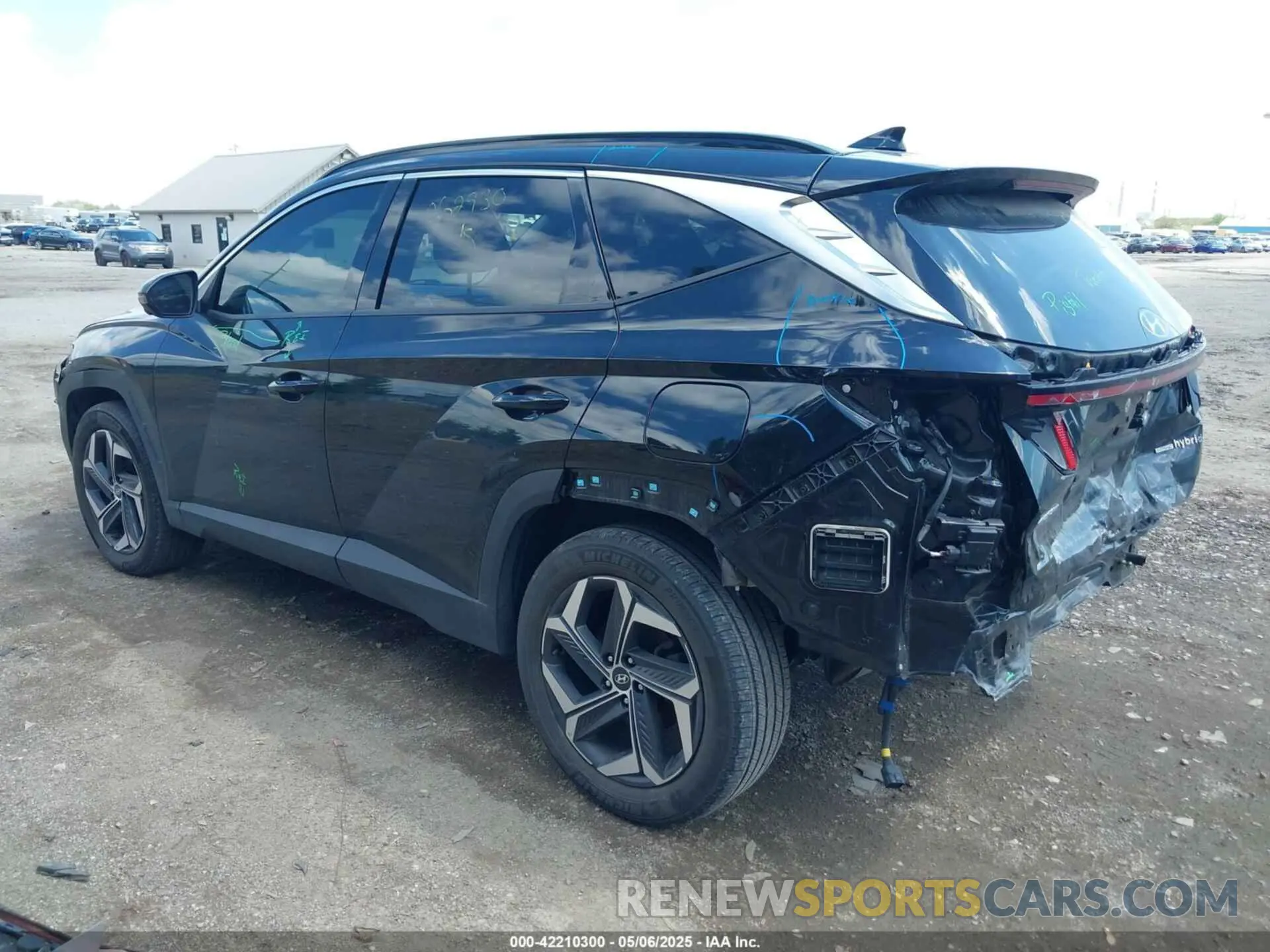 3 Photograph of a damaged car KM8JECA19NU062930 HYUNDAI TUCSON HYBRID 2022