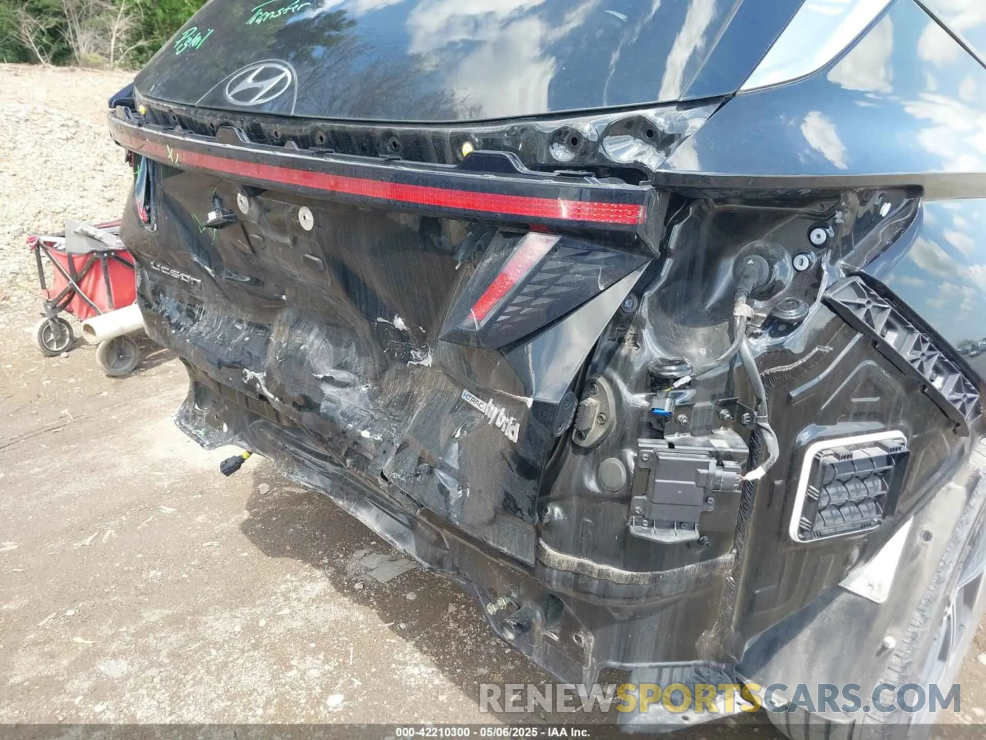 6 Photograph of a damaged car KM8JECA19NU062930 HYUNDAI TUCSON HYBRID 2022