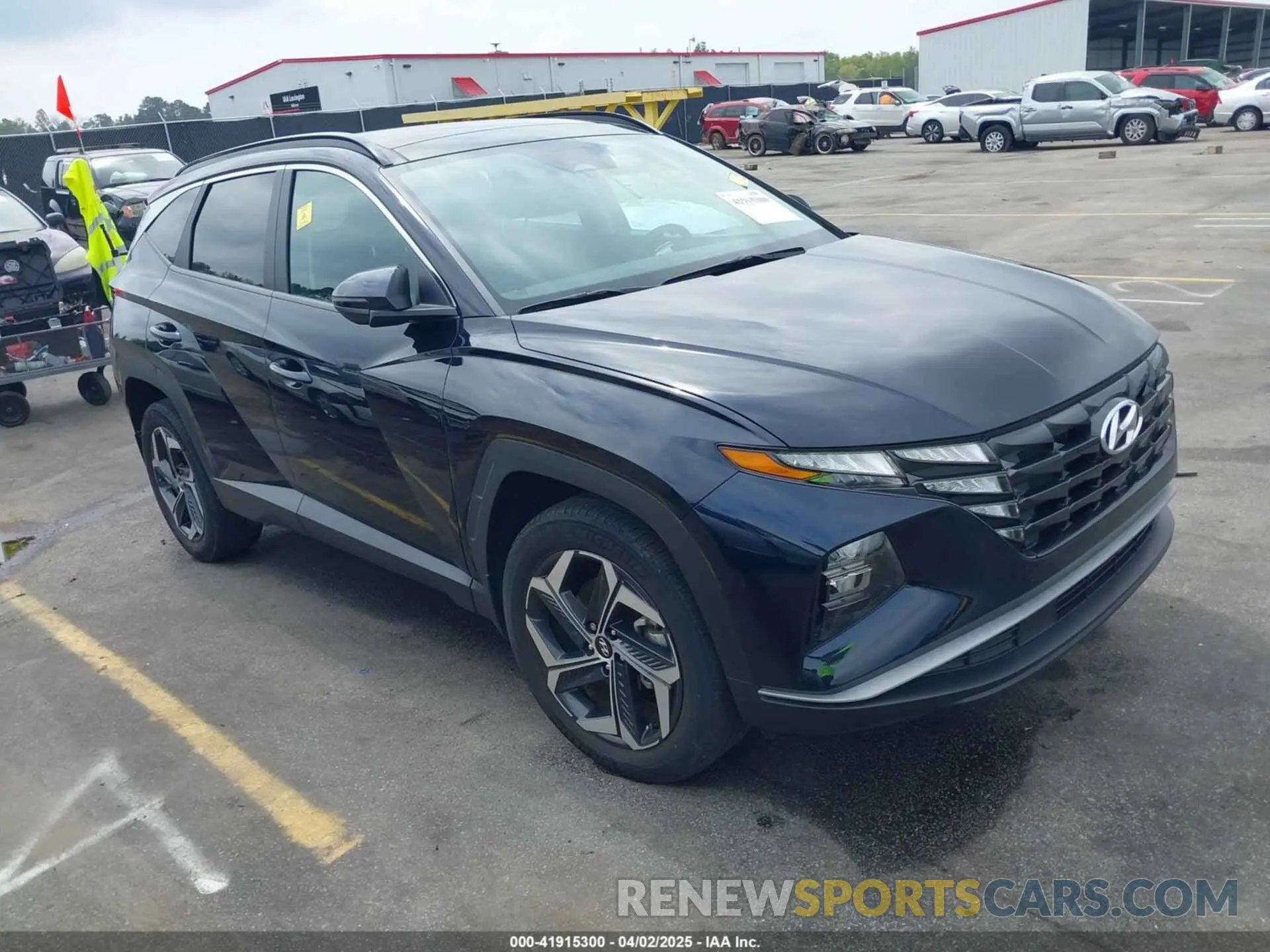 1 Photograph of a damaged car KM8JFCA10NU049450 HYUNDAI TUCSON HYBRID 2022