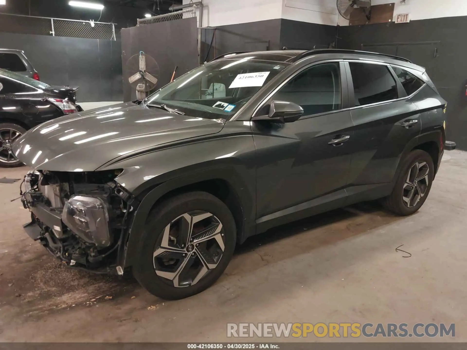 2 Фотография поврежденного автомобиля KM8JFCA11NU080691 HYUNDAI TUCSON HYBRID 2022