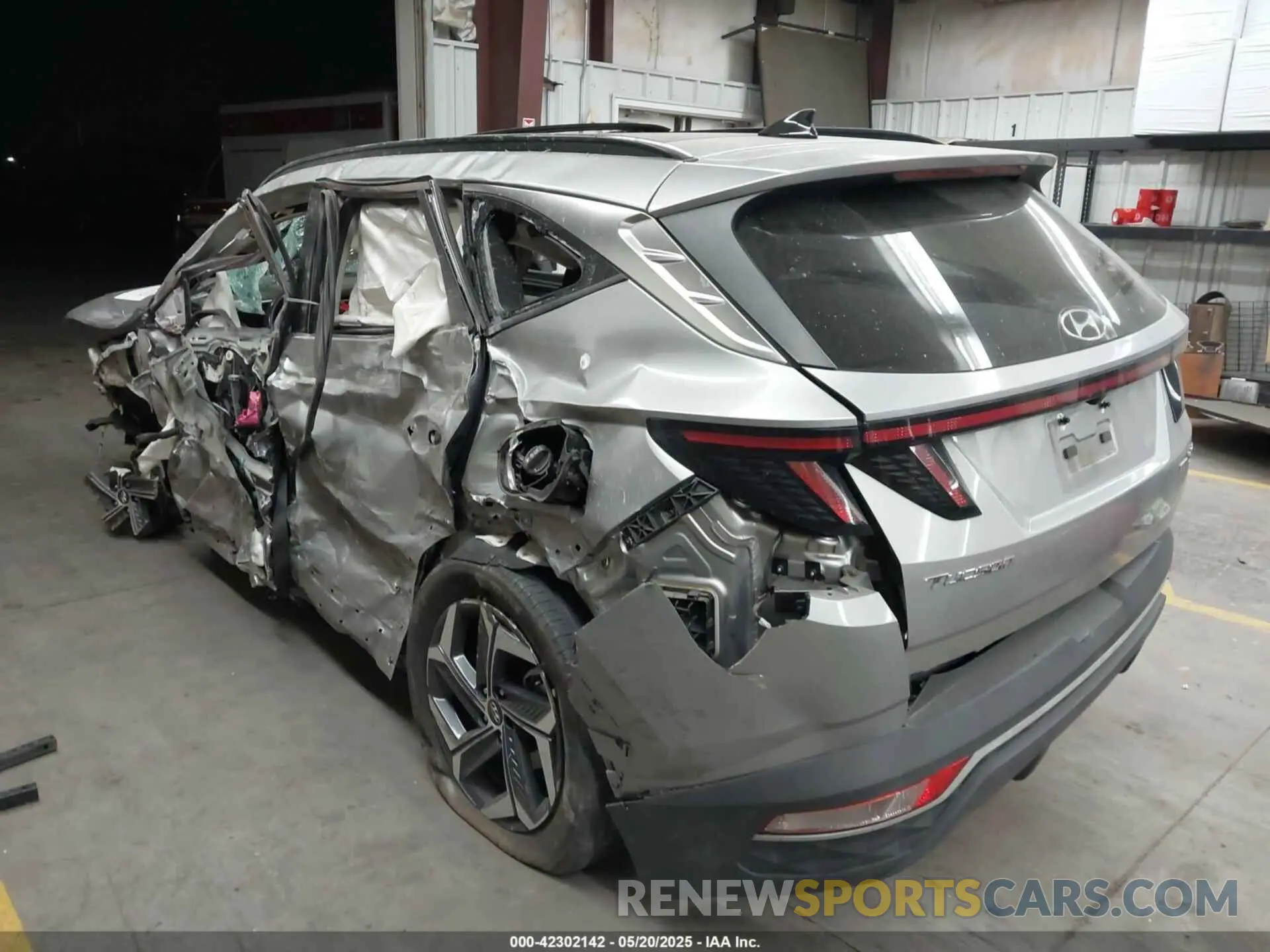 3 Photograph of a damaged car KM8JFCA14NU058491 HYUNDAI TUCSON HYBRID 2022