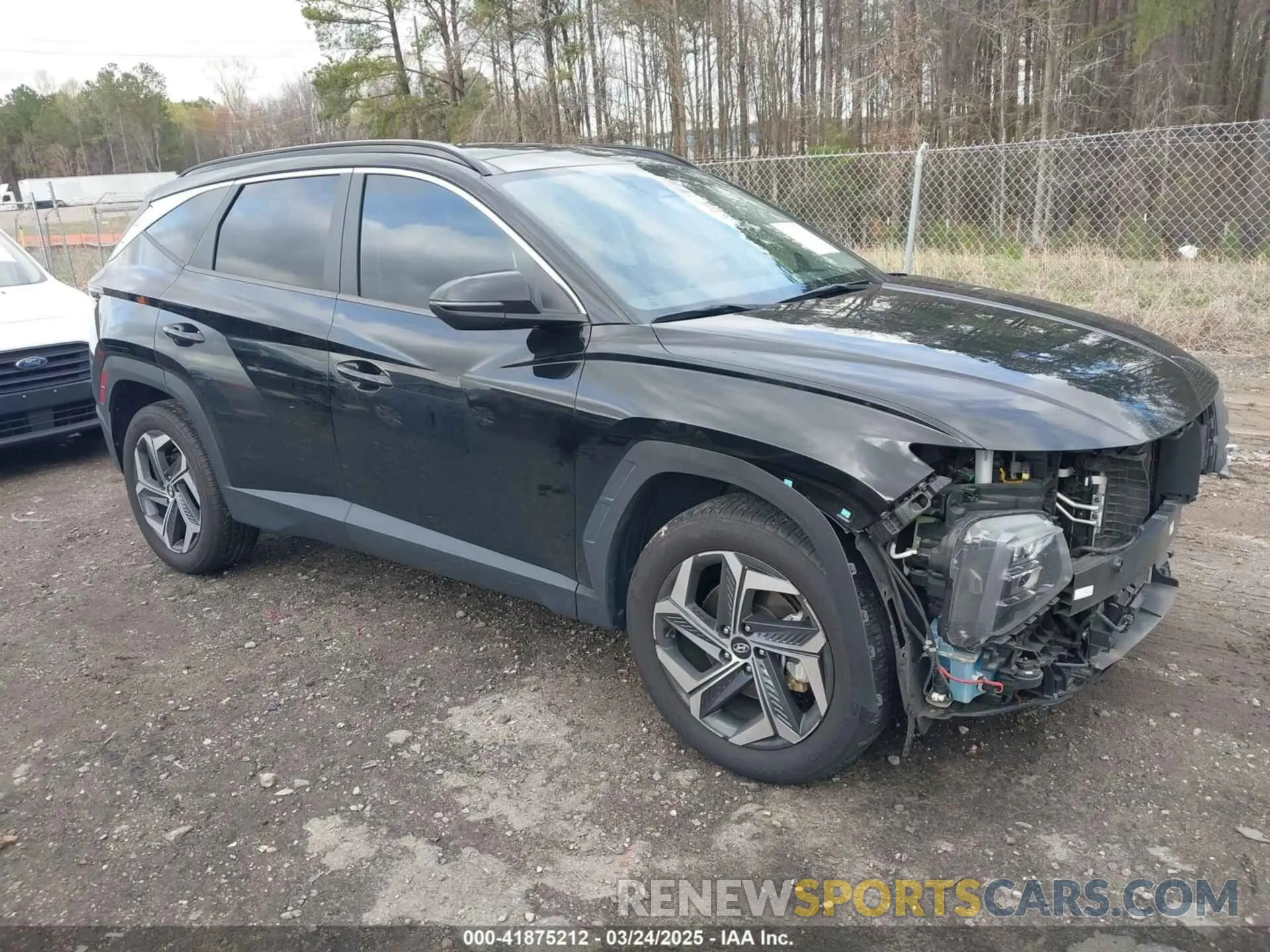 1 Photograph of a damaged car KM8JFCA15NU015911 HYUNDAI TUCSON HYBRID 2022
