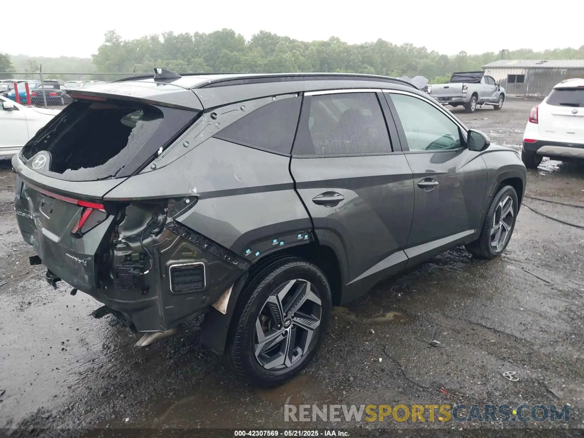 4 Photograph of a damaged car KM8JFCA18NU065279 HYUNDAI TUCSON HYBRID 2022