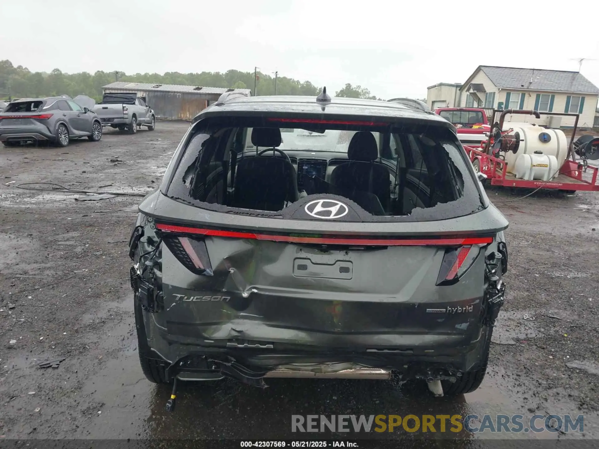 6 Photograph of a damaged car KM8JFCA18NU065279 HYUNDAI TUCSON HYBRID 2022