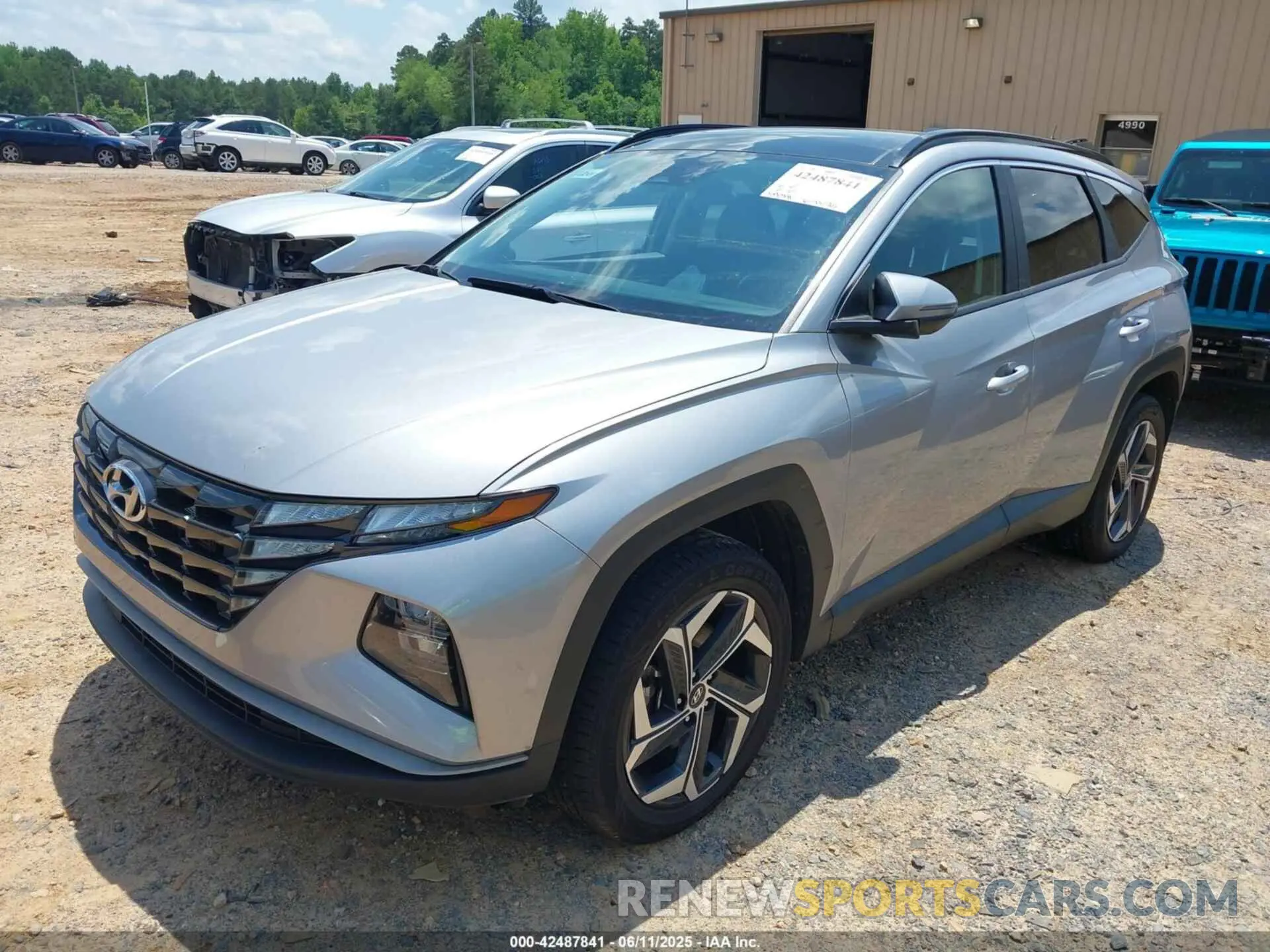 2 Photograph of a damaged car KM8JFCA19NU063959 HYUNDAI TUCSON HYBRID 2022