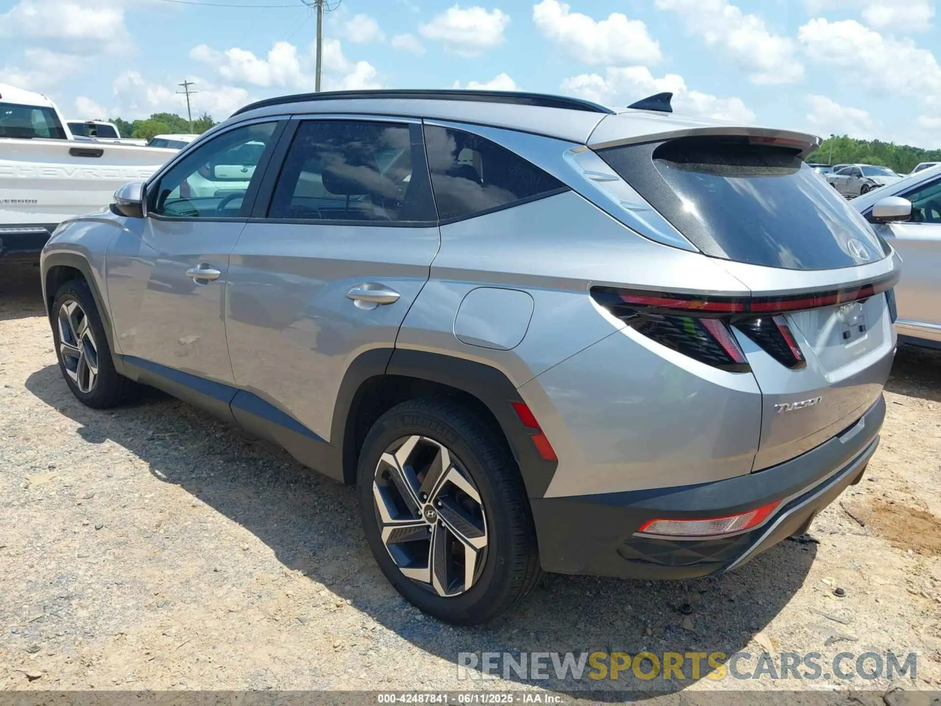 3 Photograph of a damaged car KM8JFCA19NU063959 HYUNDAI TUCSON HYBRID 2022