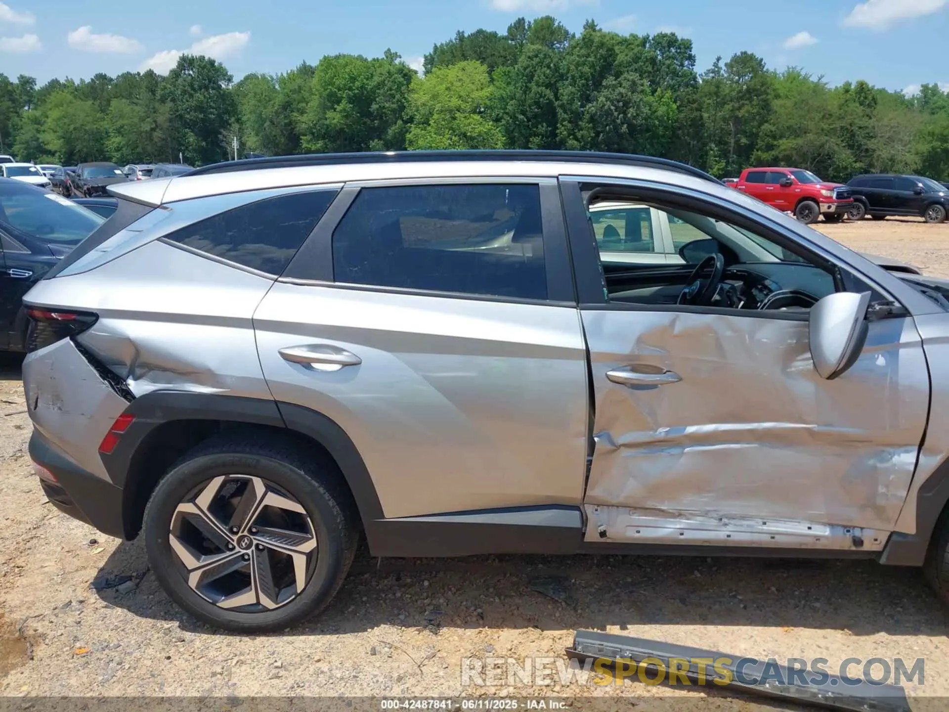 6 Photograph of a damaged car KM8JFCA19NU063959 HYUNDAI TUCSON HYBRID 2022
