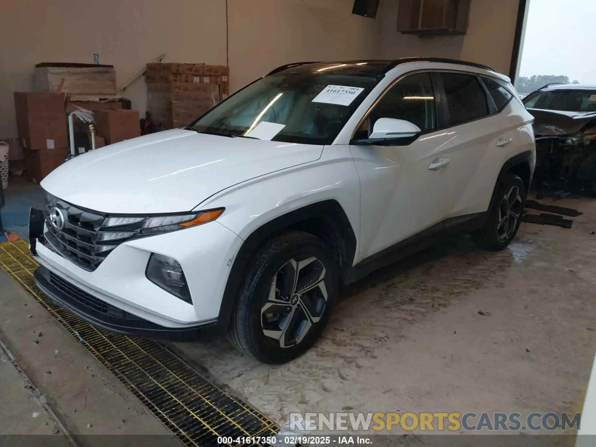 2 Photograph of a damaged car KM8JFCA1XNU075554 HYUNDAI TUCSON HYBRID 2022