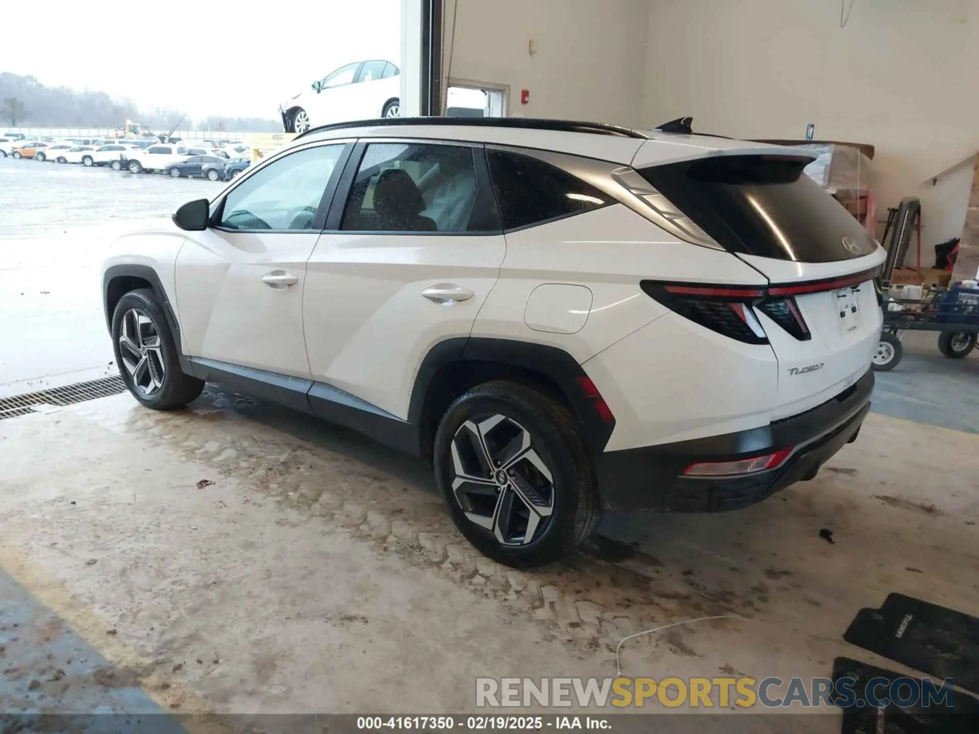 3 Photograph of a damaged car KM8JFCA1XNU075554 HYUNDAI TUCSON HYBRID 2022