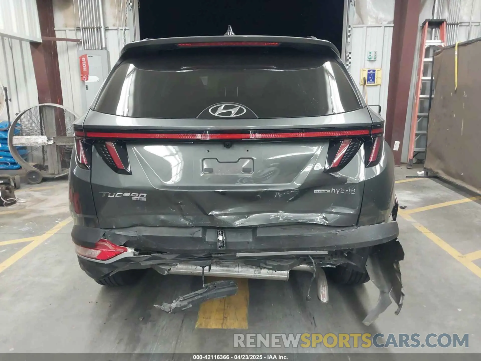 16 Фотография поврежденного автомобиля KM8JBCA14PU100284 HYUNDAI TUCSON HYBRID 2023
