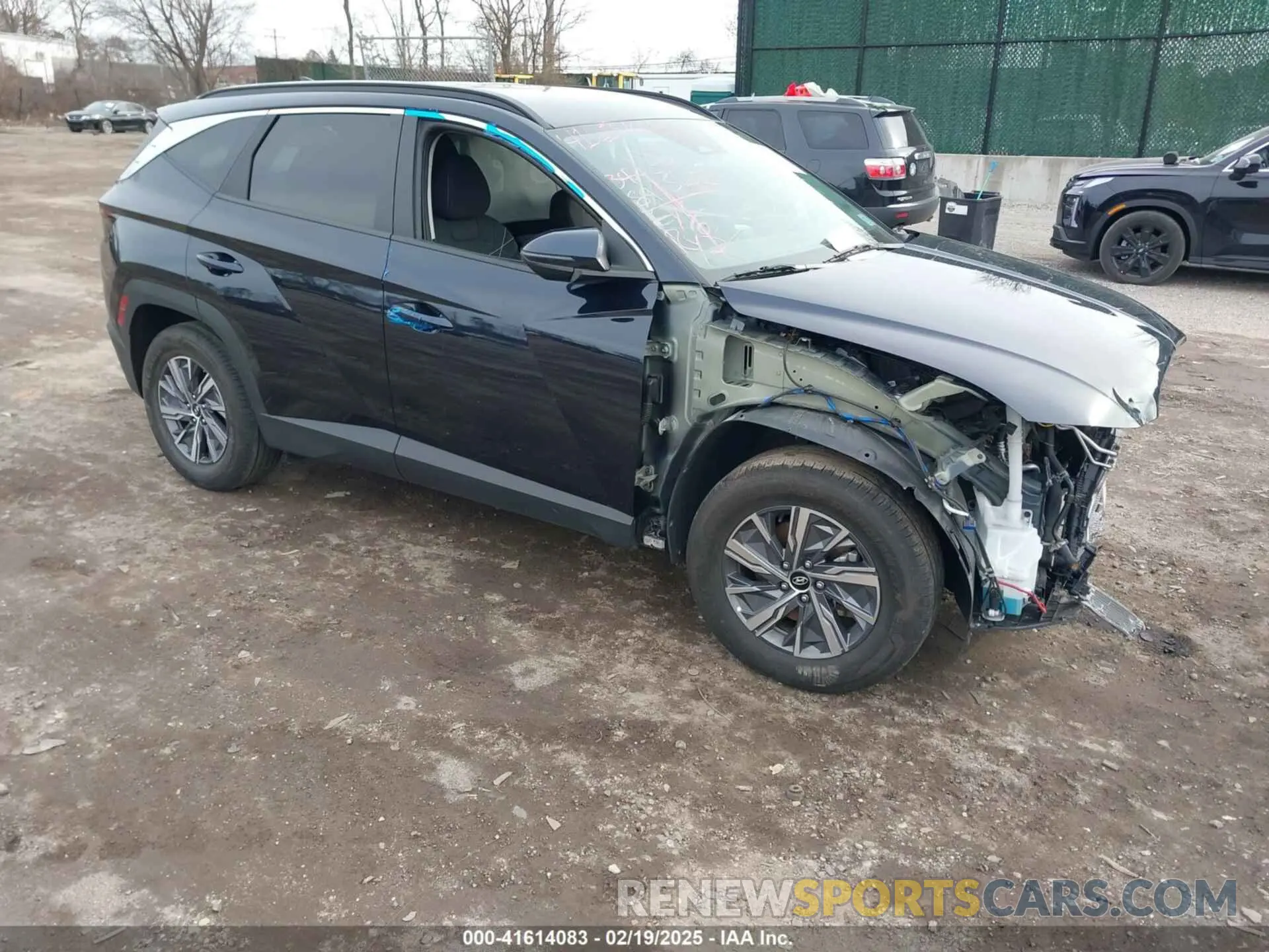 1 Photograph of a damaged car KM8JBCA1XPU086407 HYUNDAI TUCSON HYBRID 2023