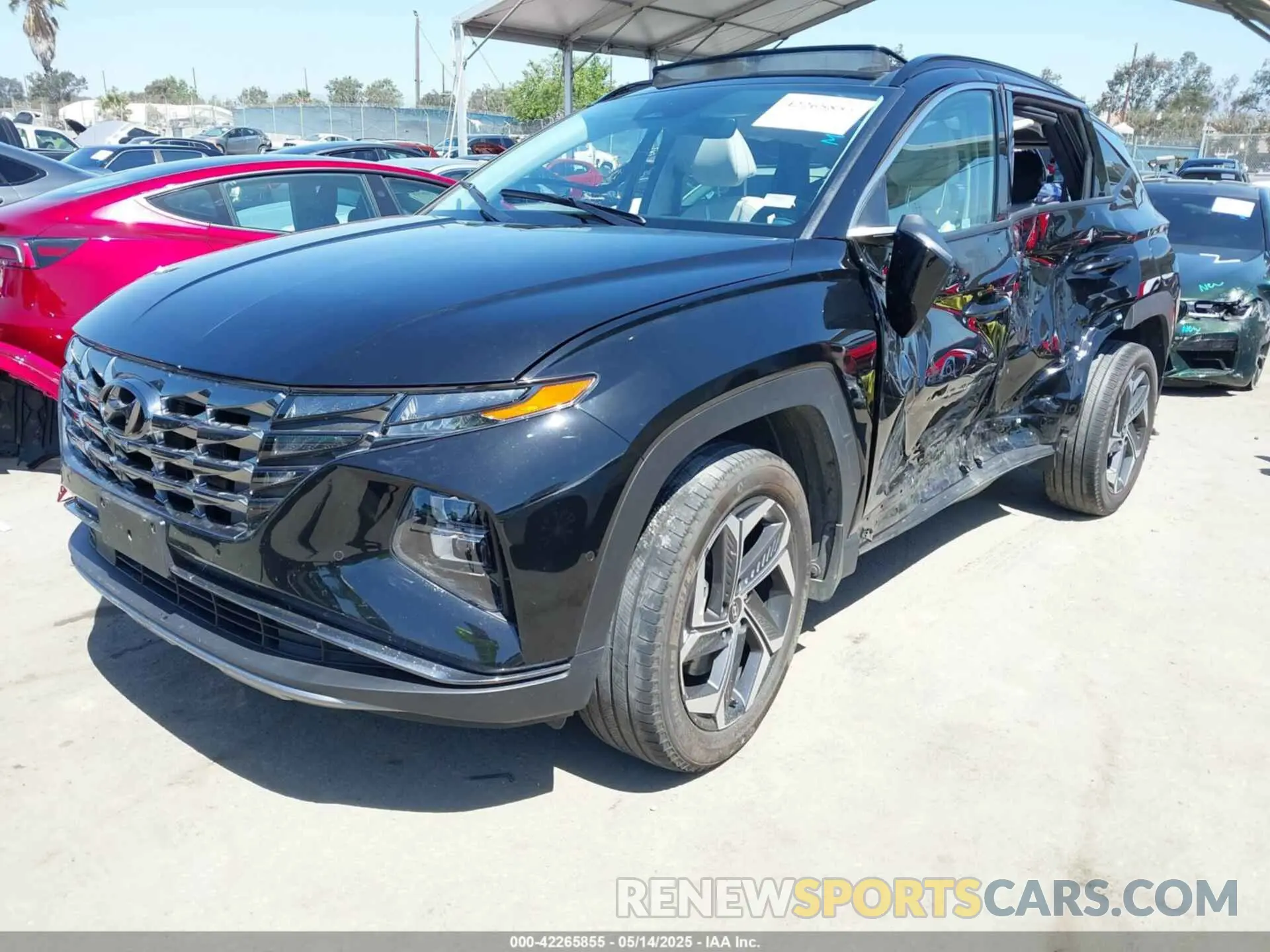 2 Photograph of a damaged car KM8JECA14PU127220 HYUNDAI TUCSON HYBRID 2023