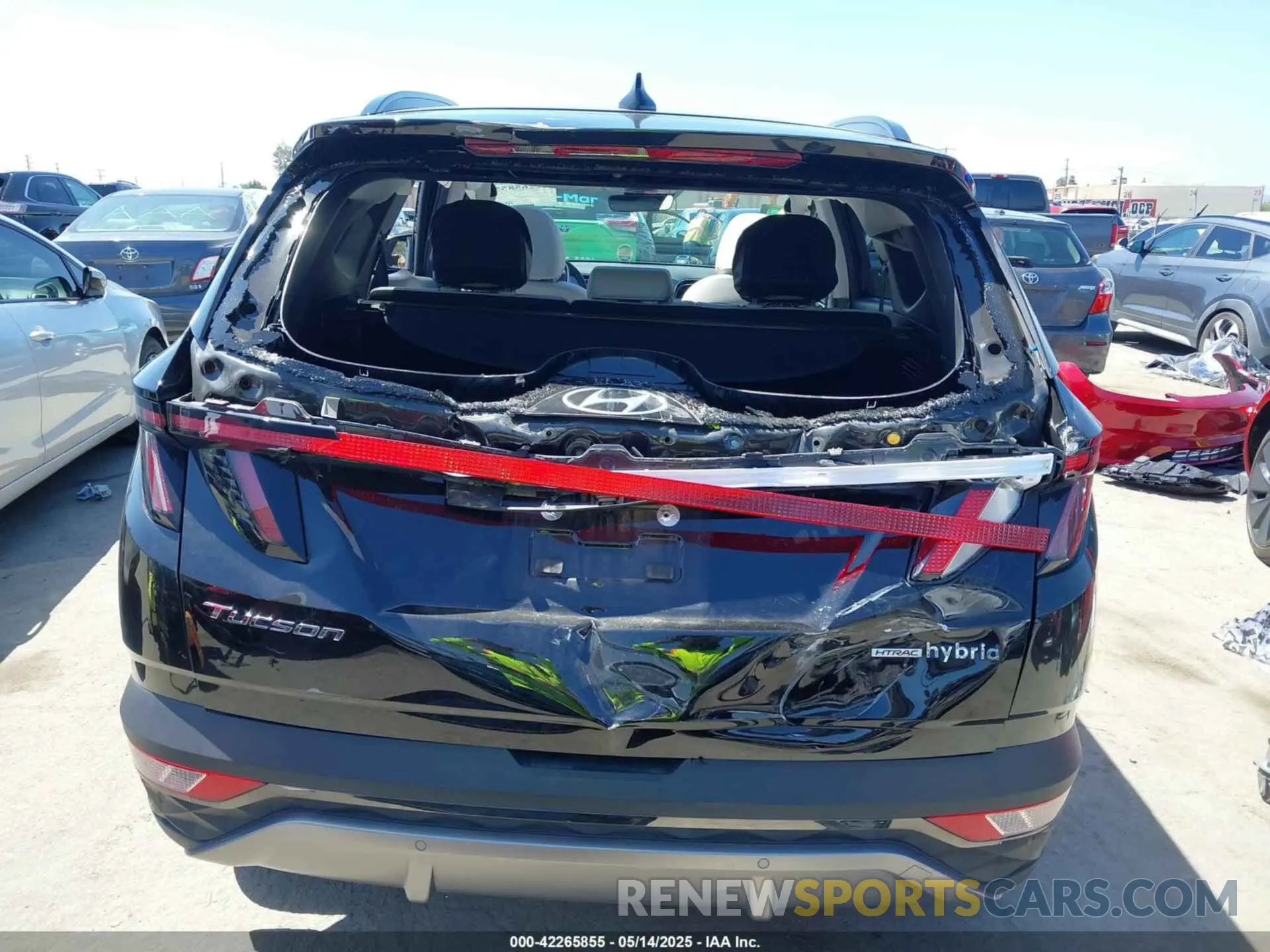 6 Photograph of a damaged car KM8JECA14PU127220 HYUNDAI TUCSON HYBRID 2023