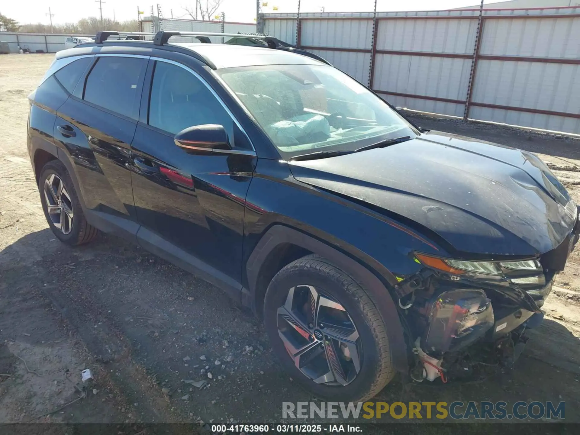 1 Photograph of a damaged car KM8JECA15PU130059 HYUNDAI TUCSON HYBRID 2023