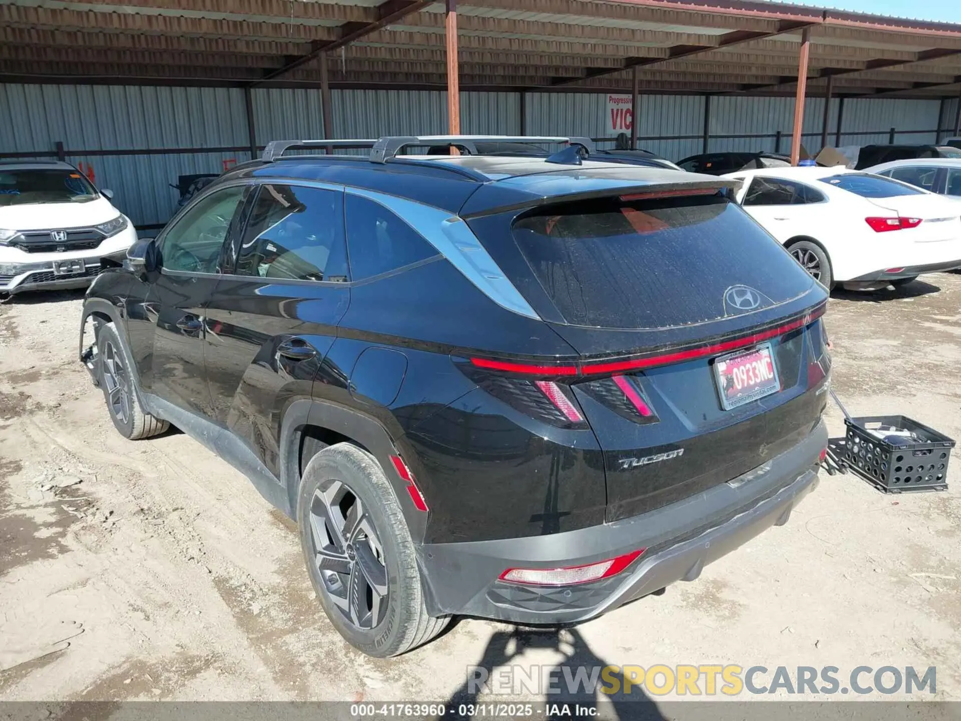 3 Photograph of a damaged car KM8JECA15PU130059 HYUNDAI TUCSON HYBRID 2023