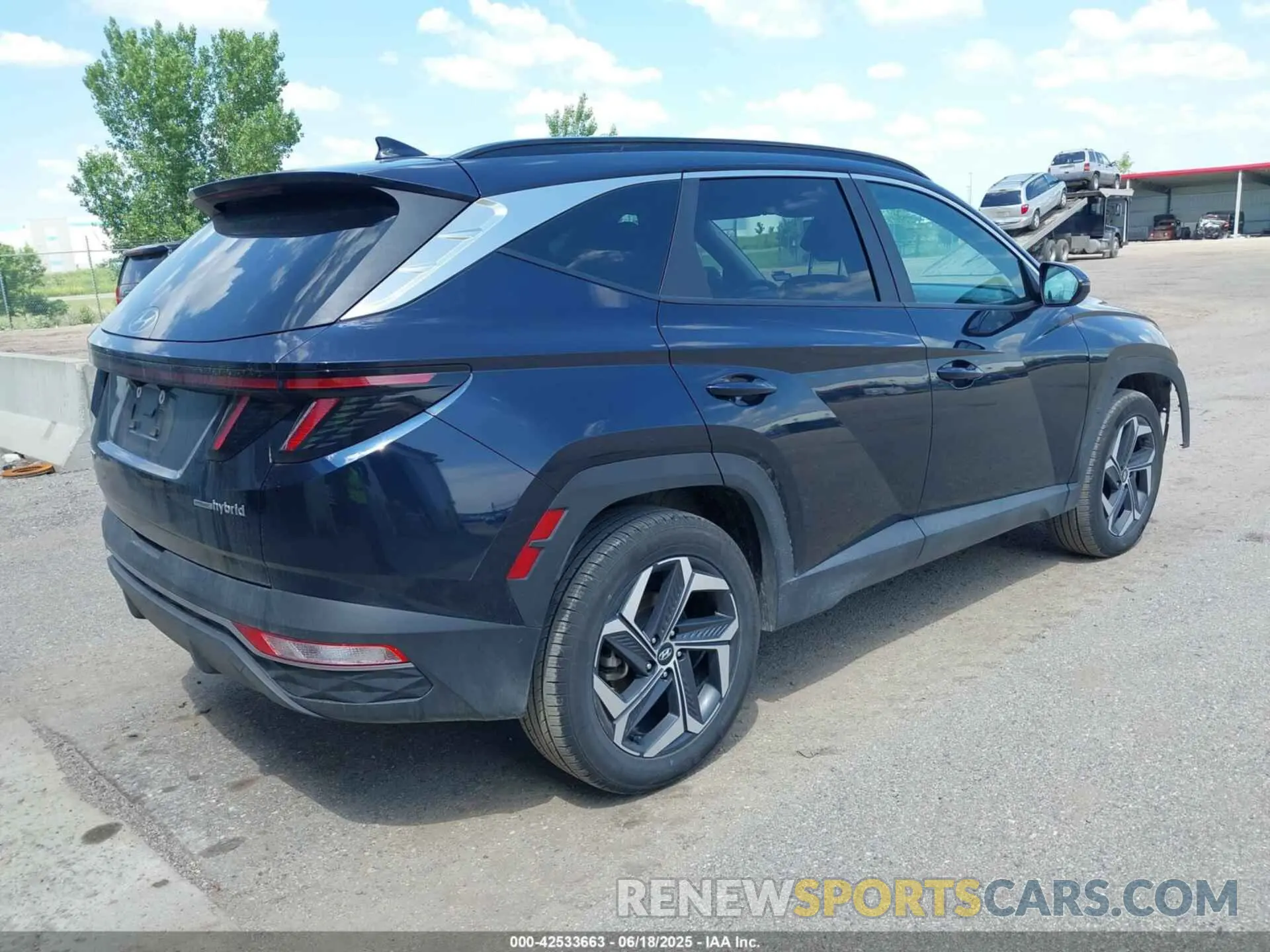4 Photograph of a damaged car KM8JFCA13PU129277 HYUNDAI TUCSON HYBRID 2023