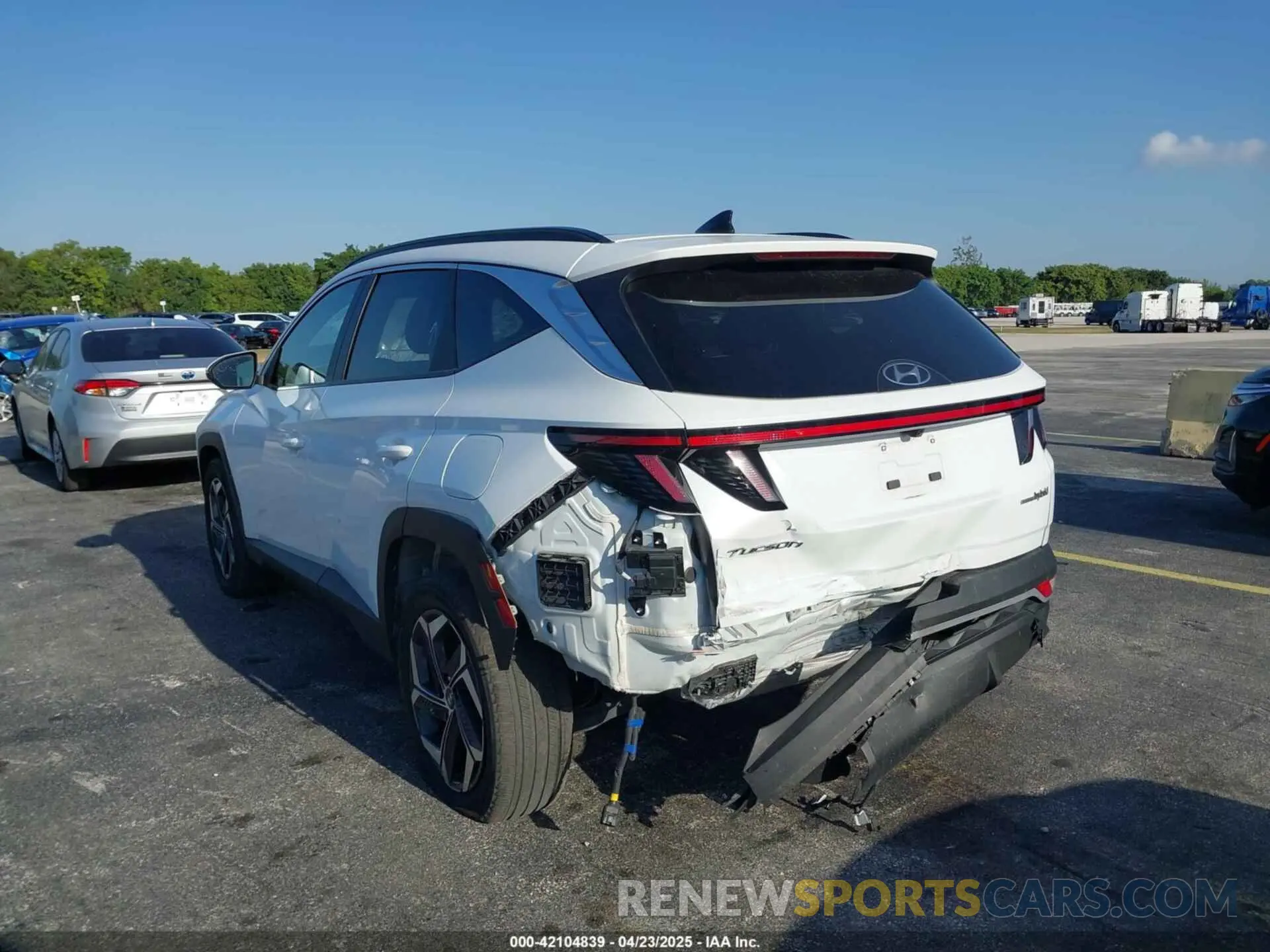 6 Фотография поврежденного автомобиля KM8JFCA13PU133071 HYUNDAI TUCSON HYBRID 2023