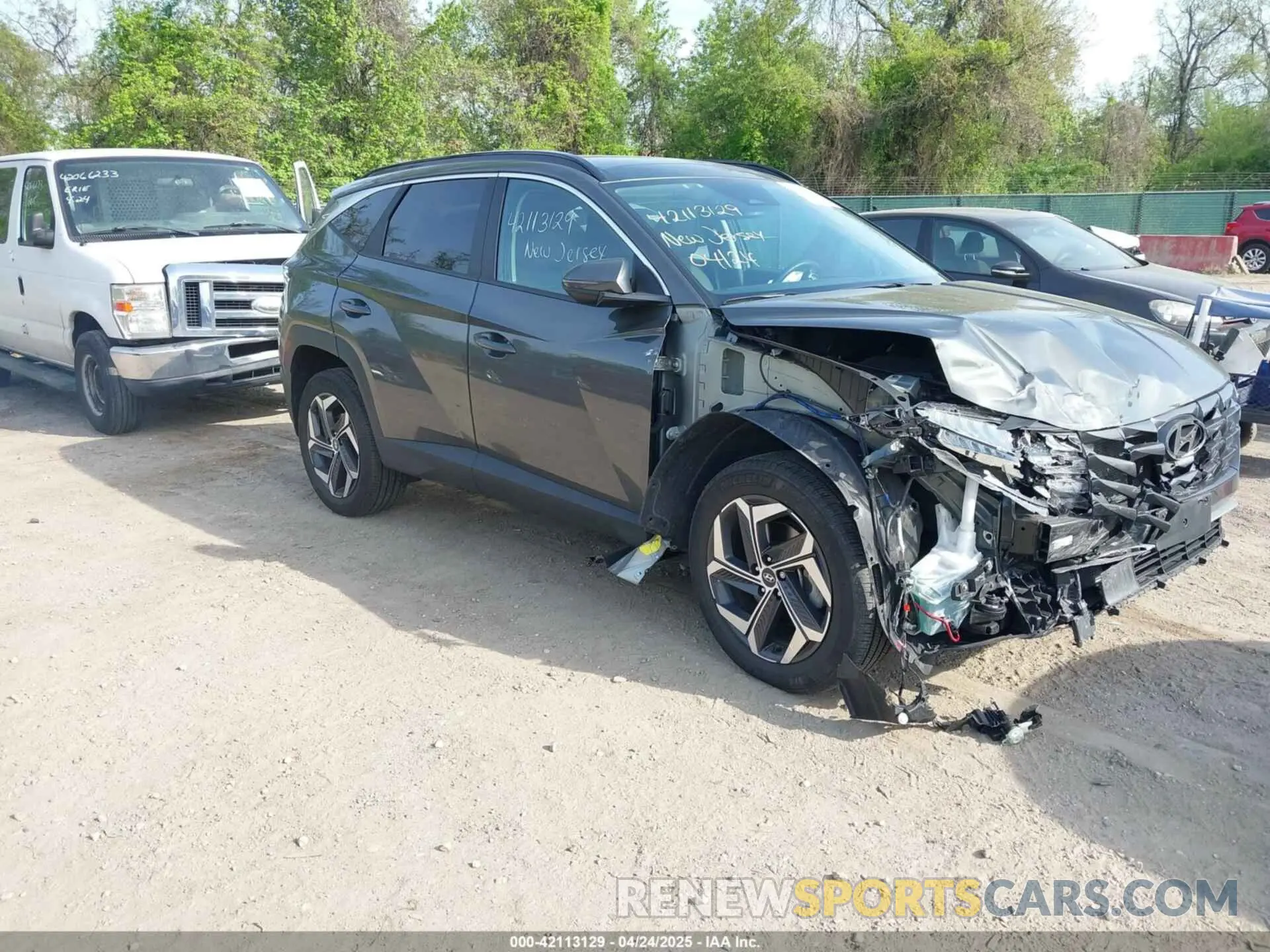 1 Photograph of a damaged car KM8JFCA17PU093934 HYUNDAI TUCSON HYBRID 2023