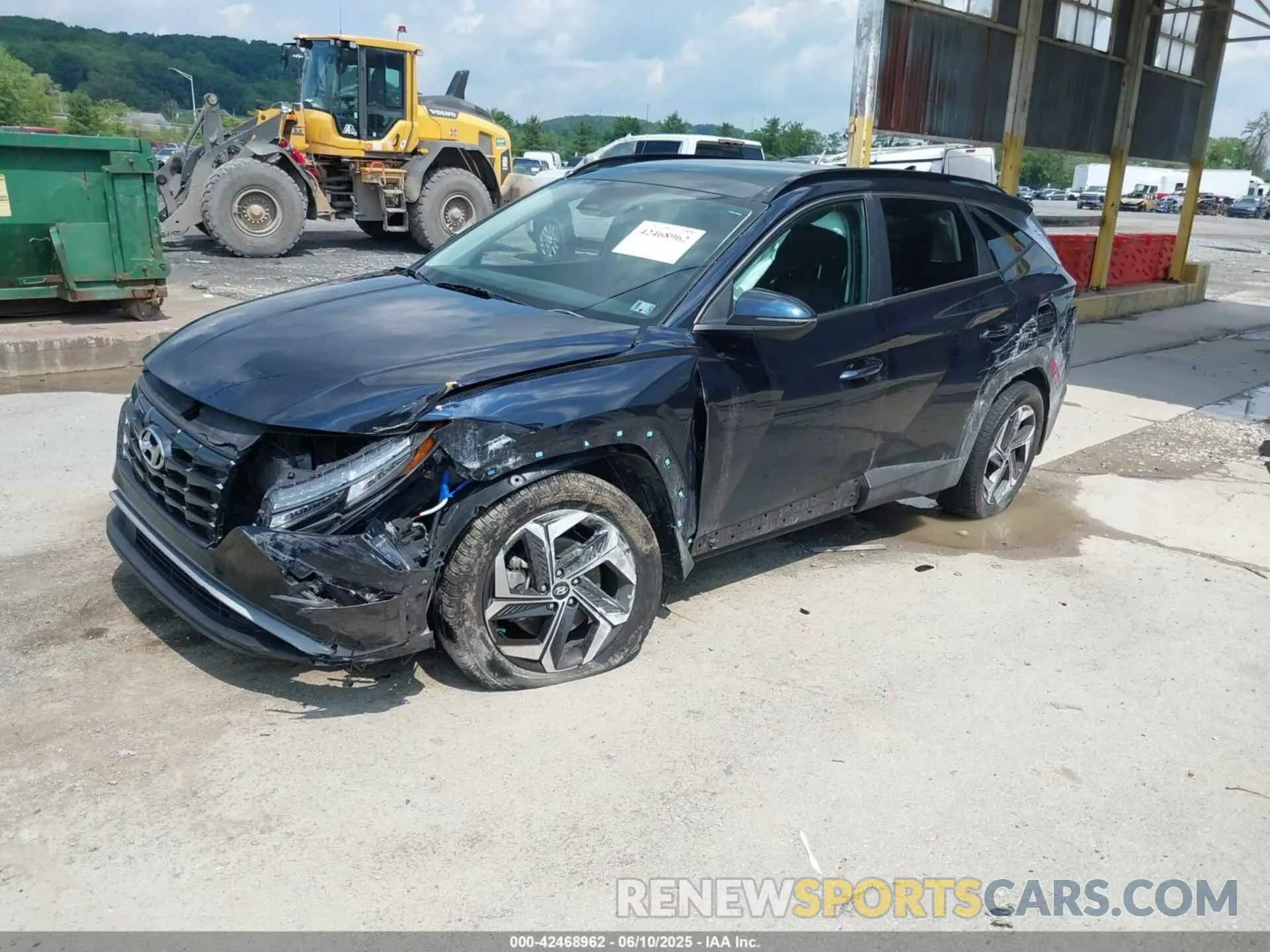 2 Photograph of a damaged car KM8JFCA18PU099211 HYUNDAI TUCSON HYBRID 2023