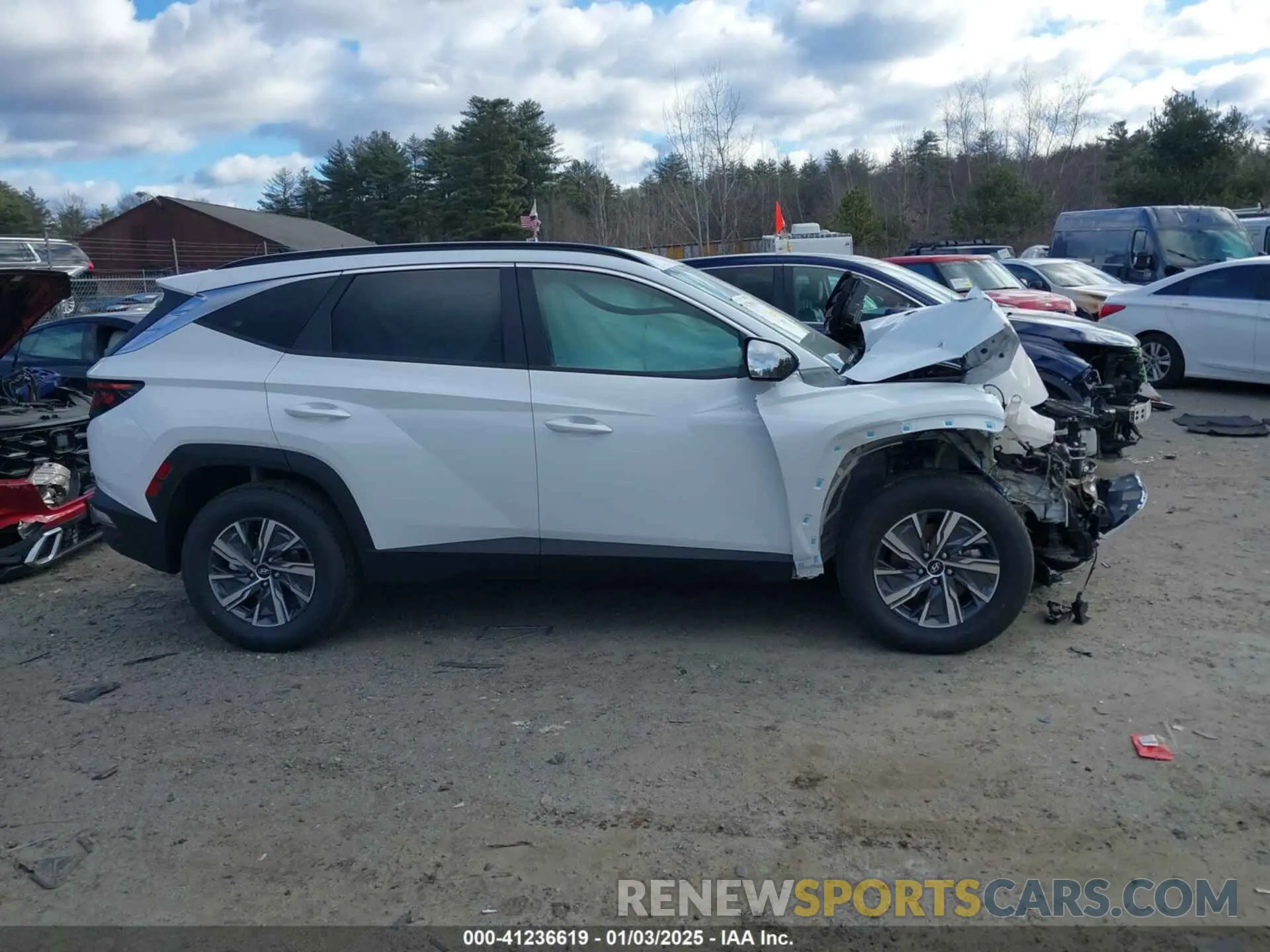 14 Фотография поврежденного автомобиля KM8JBCD12RU191375 HYUNDAI TUCSON HYBRID 2024