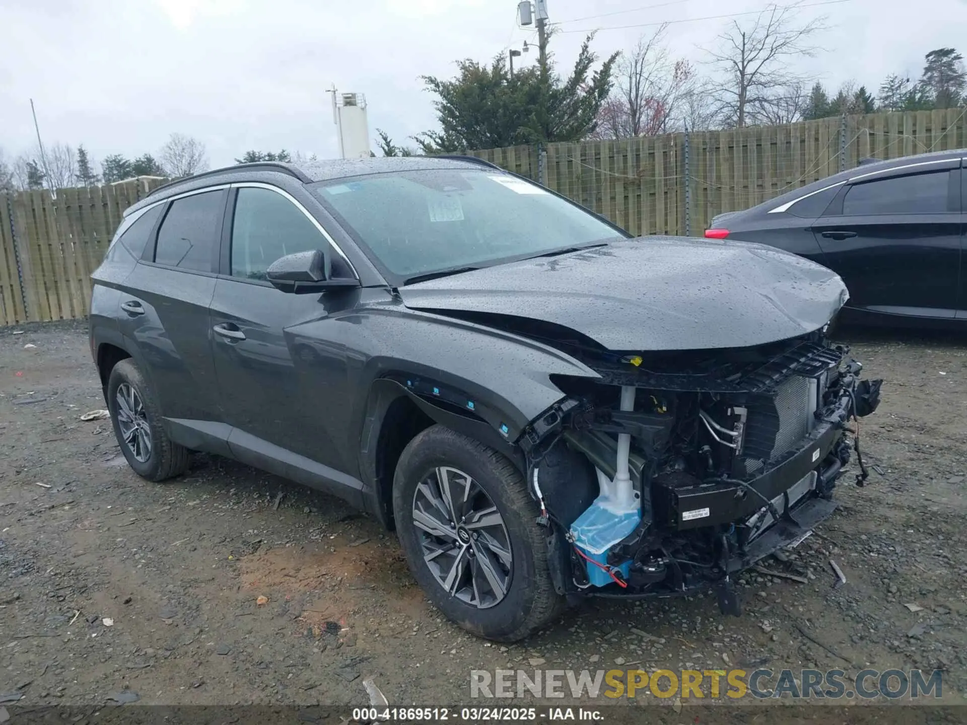 1 Photograph of a damaged car KM8JBCD16RU215273 HYUNDAI TUCSON HYBRID 2024