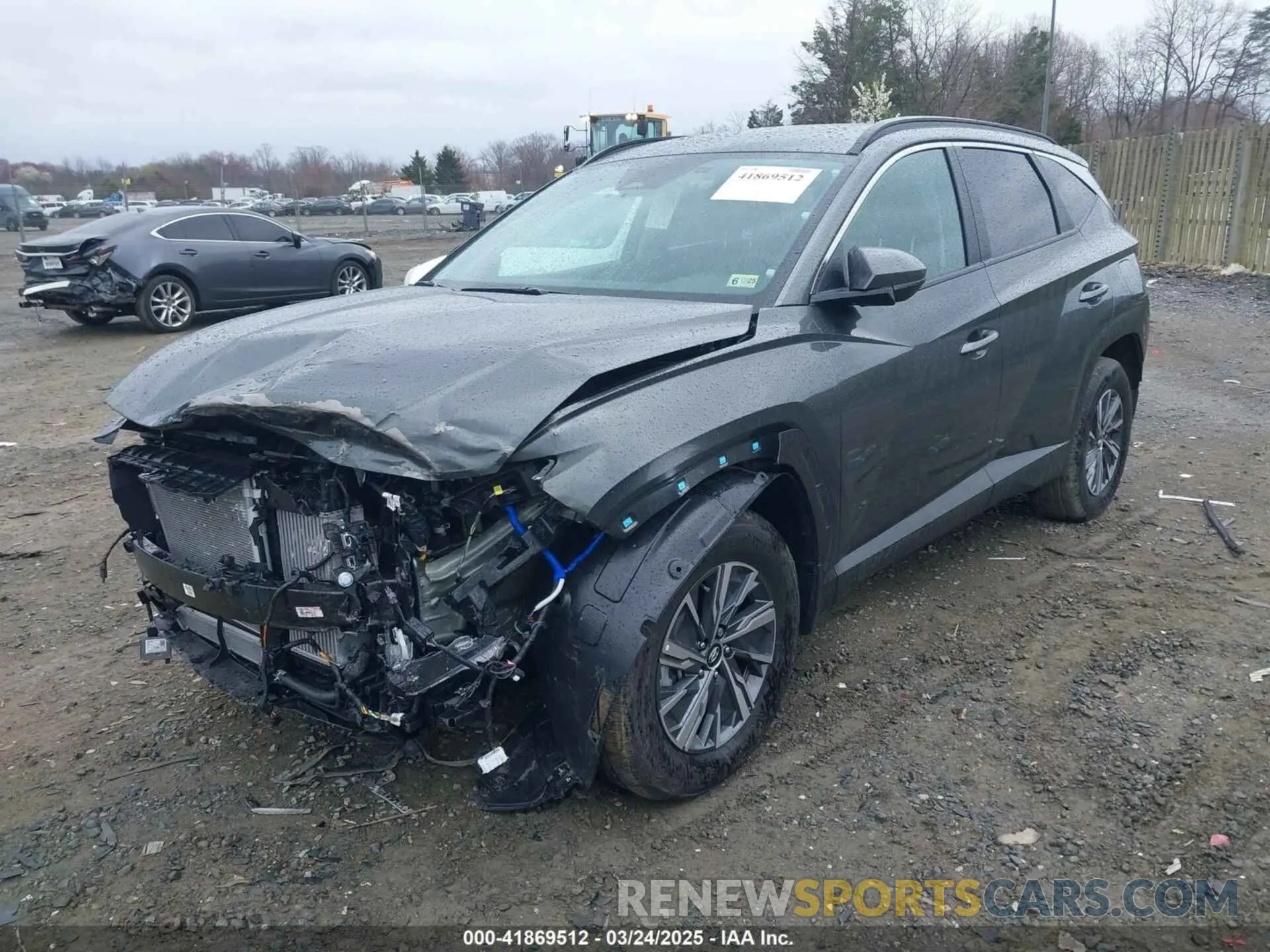 2 Photograph of a damaged car KM8JBCD16RU215273 HYUNDAI TUCSON HYBRID 2024