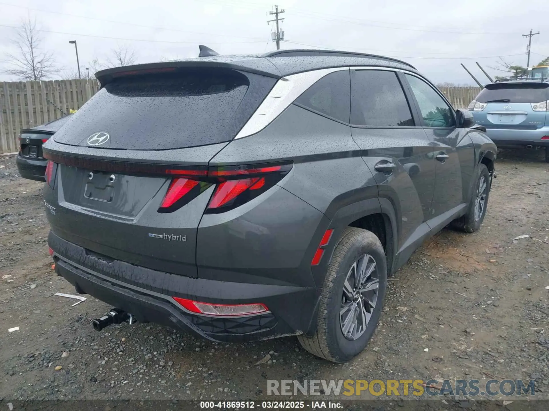 4 Photograph of a damaged car KM8JBCD16RU215273 HYUNDAI TUCSON HYBRID 2024